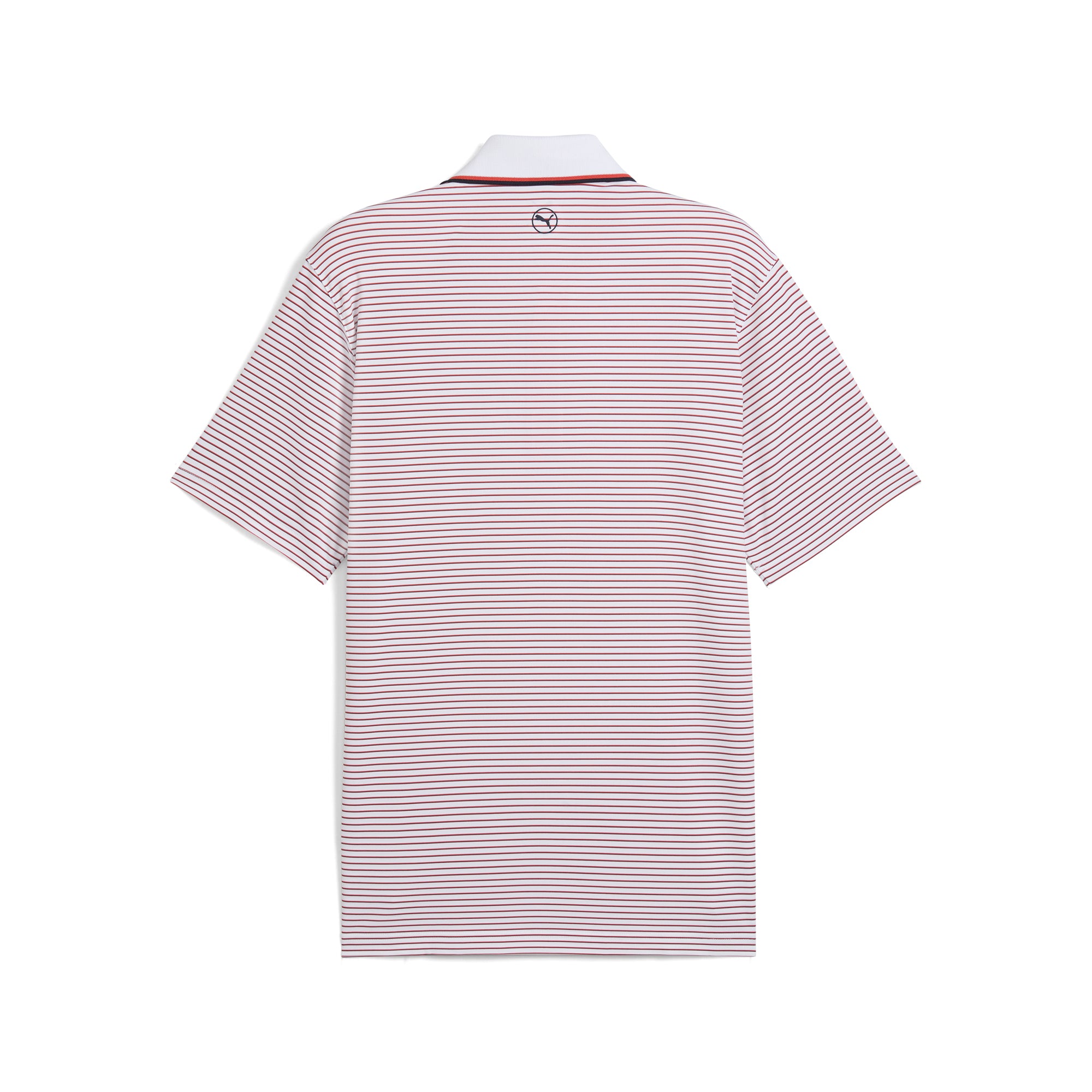 MATTR Elevated Stripe Golf Polo Shirt for Men - Moisture Wicking Performance Tee - Perfect for Golf, Tennis & Casual Wear