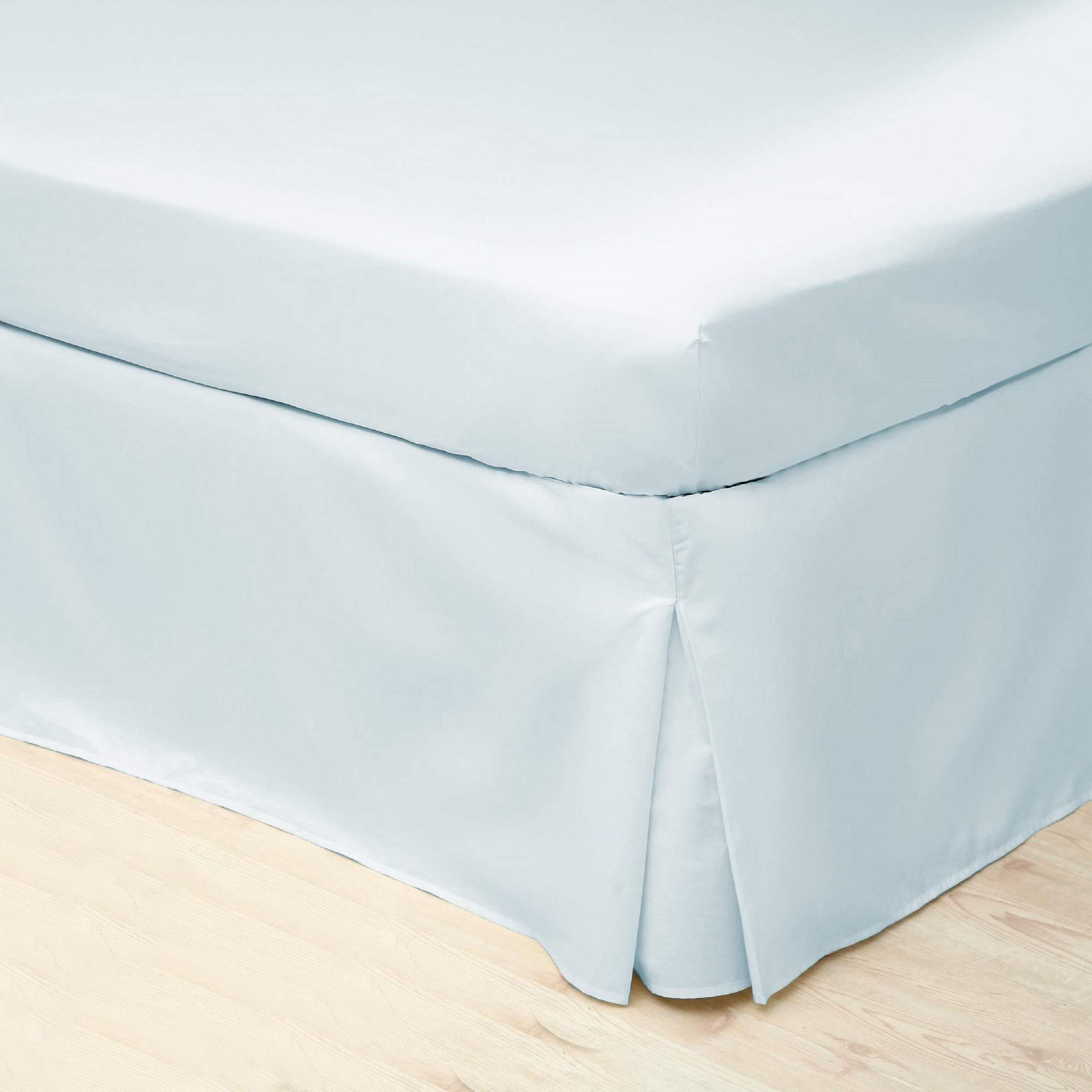 Belledorm Easycare Percale Platform Valance - Twin Size, Red - Perfect for Bedroom Decor & Window Covering