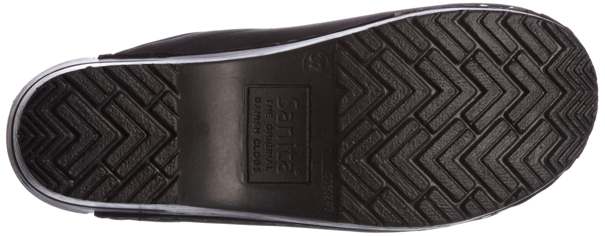 Sanita Women's Sonja Black Oil Leather Clogs Size 36 - Comfortable Slip-Resistant Shoes for Nurses, Chefs & Healthcare Workers