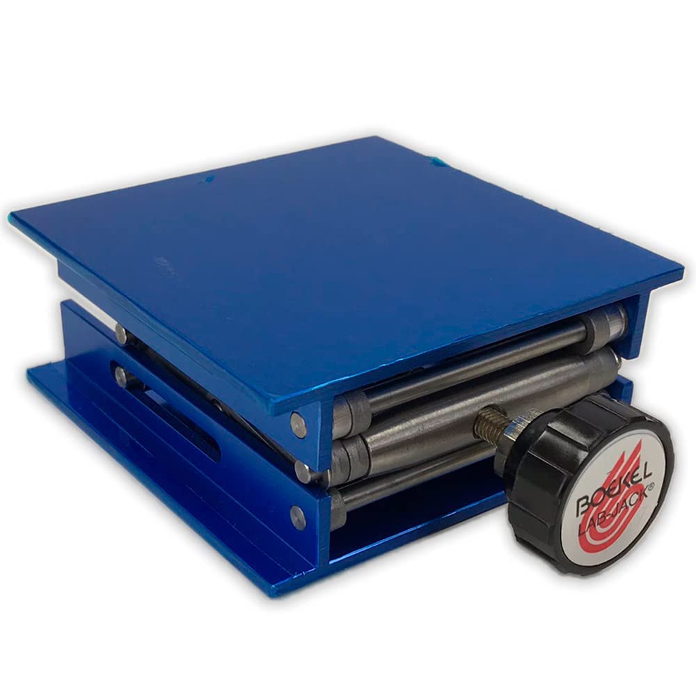 Stainless Steel Lab Jack with Anodized Aluminum Plates - 4