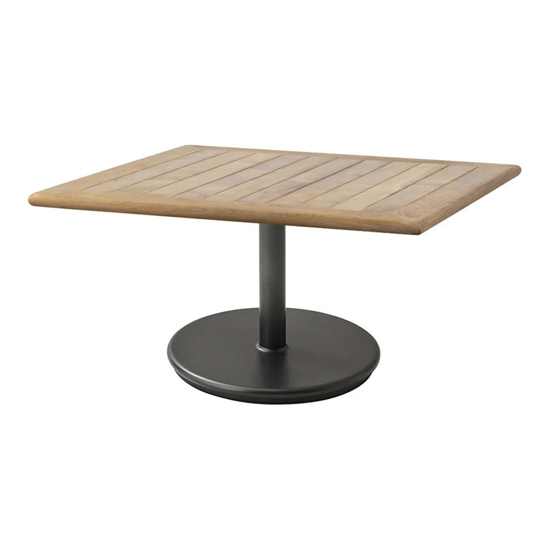 Square Outdoor Coffee Table - Small & Lightweight for Patio, Garden, or Poolside - Perfect for Relaxing with Drinks & Snacks
