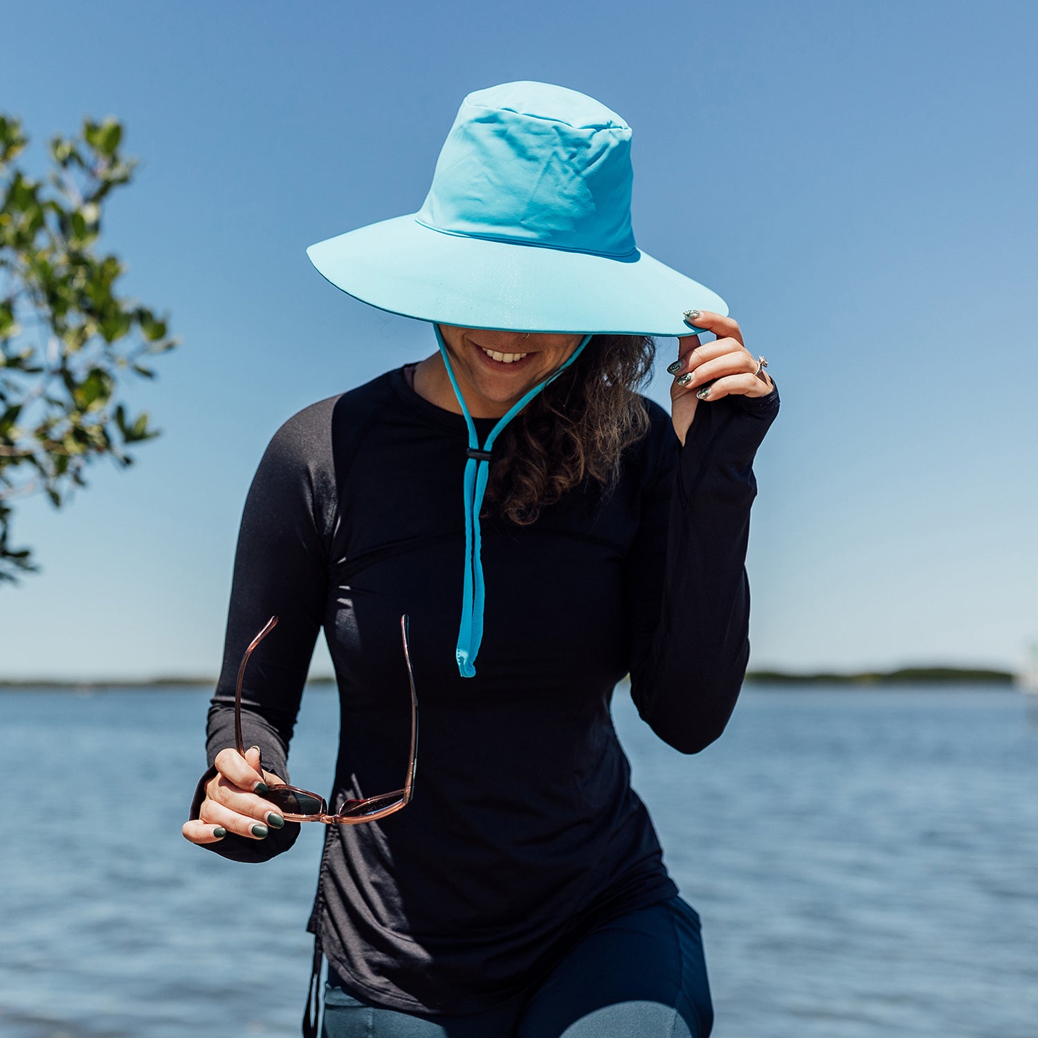 Aqua Hat - Waterproof Sun Hat for Outdoor Activities, Beach, Swimming, and Hiking - UPF 50+ UV Protection Wide Brim Hat for Men and Women
