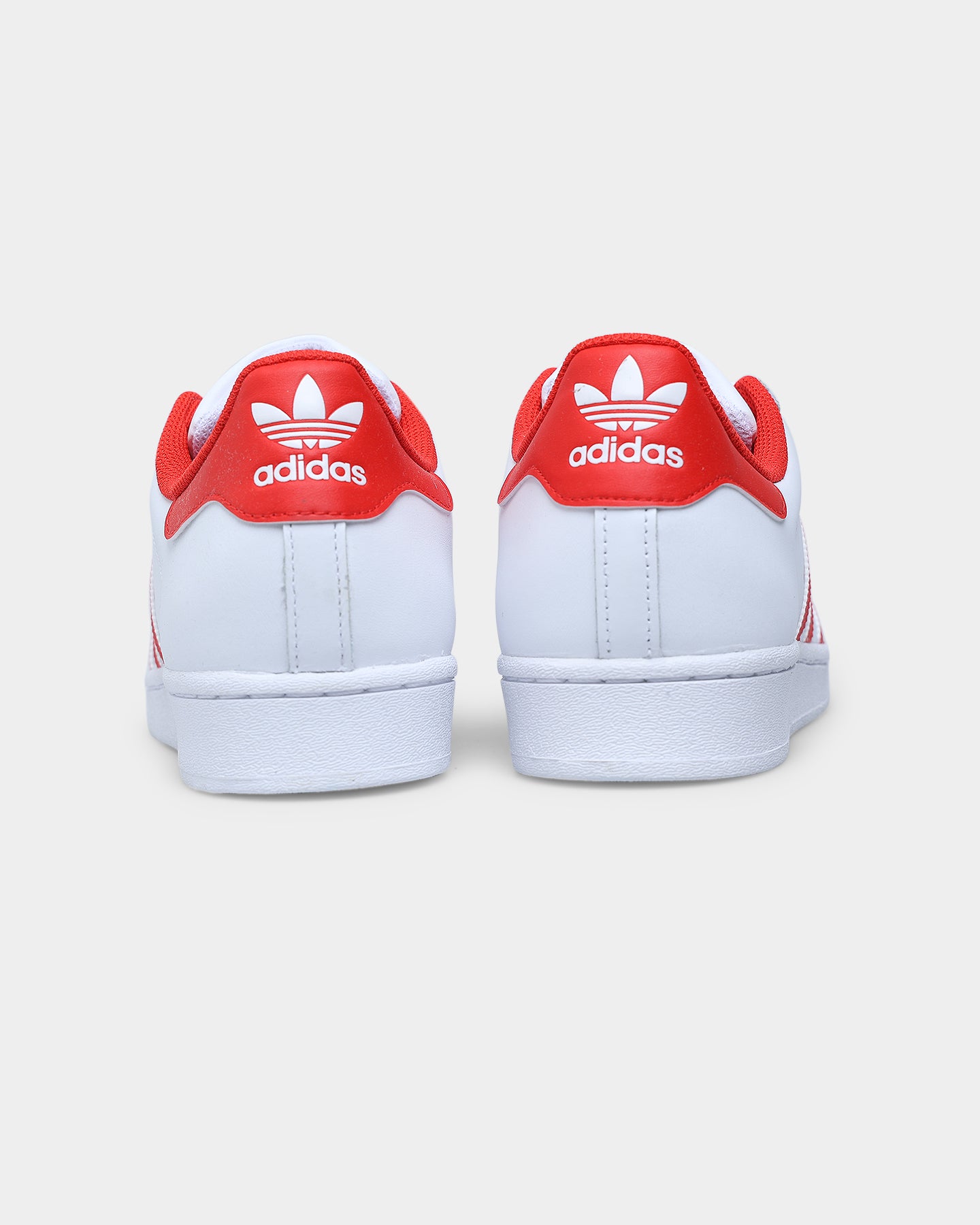 Adidas Superstar Sneakers - Cloud White & Vivid Red | Classic Low-Top Shoes for Men & Women | Perfect for Casual Wear, Street Style & Everyday Comfort
