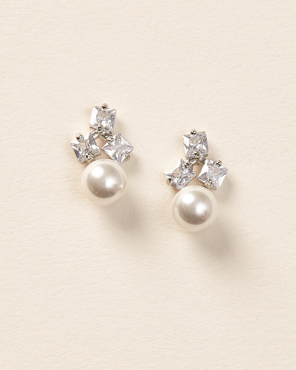 Janna Pearl Stud Earrings - Elegant & Timeless Jewelry for Women | Perfect for Weddings, Parties & Everyday Wear