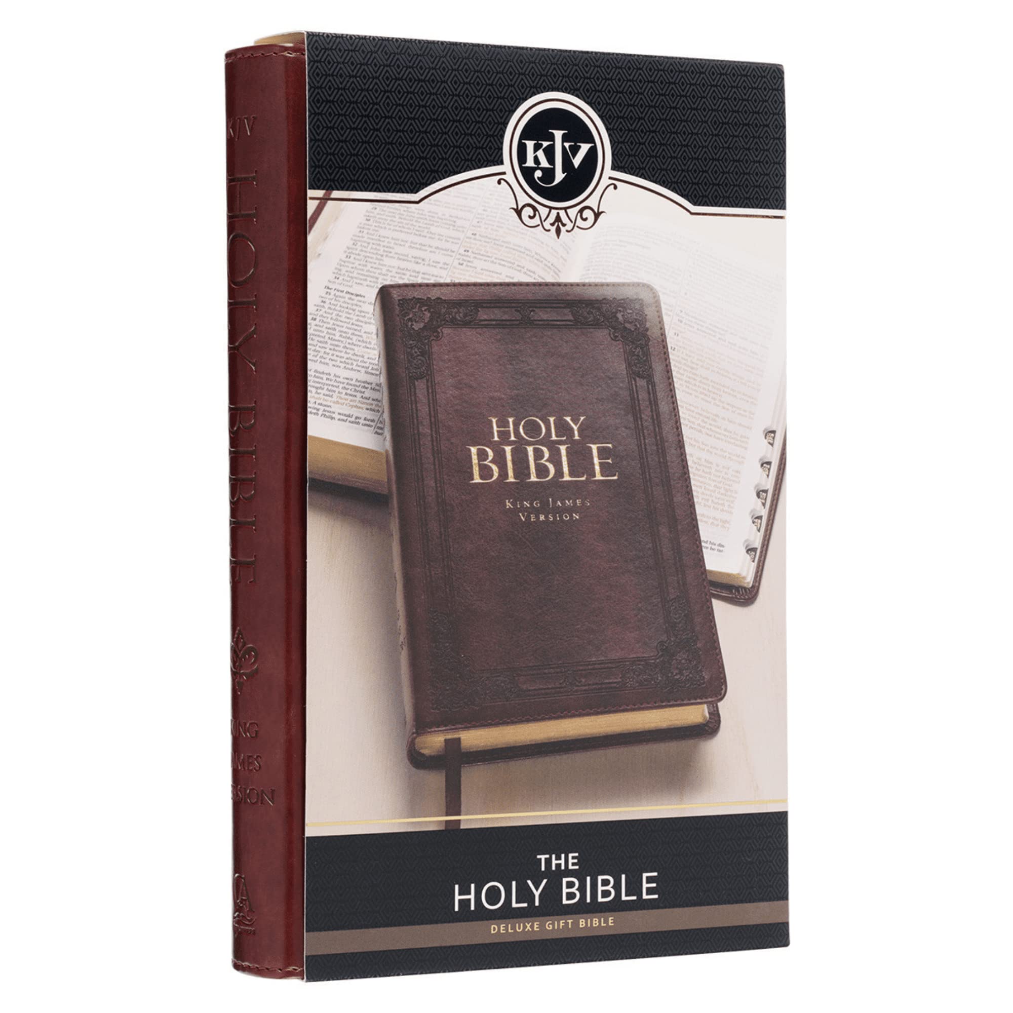 Personalized KJV Holy Bible with Custom Text & Name - King James Version, Standard Size, Thumb Index, Burgundy Cover - Perfect Gift for Baptism, Christening, Birthday & Religious Celebrations - Ideal for Worship, Bible Study & Spiritual Growth