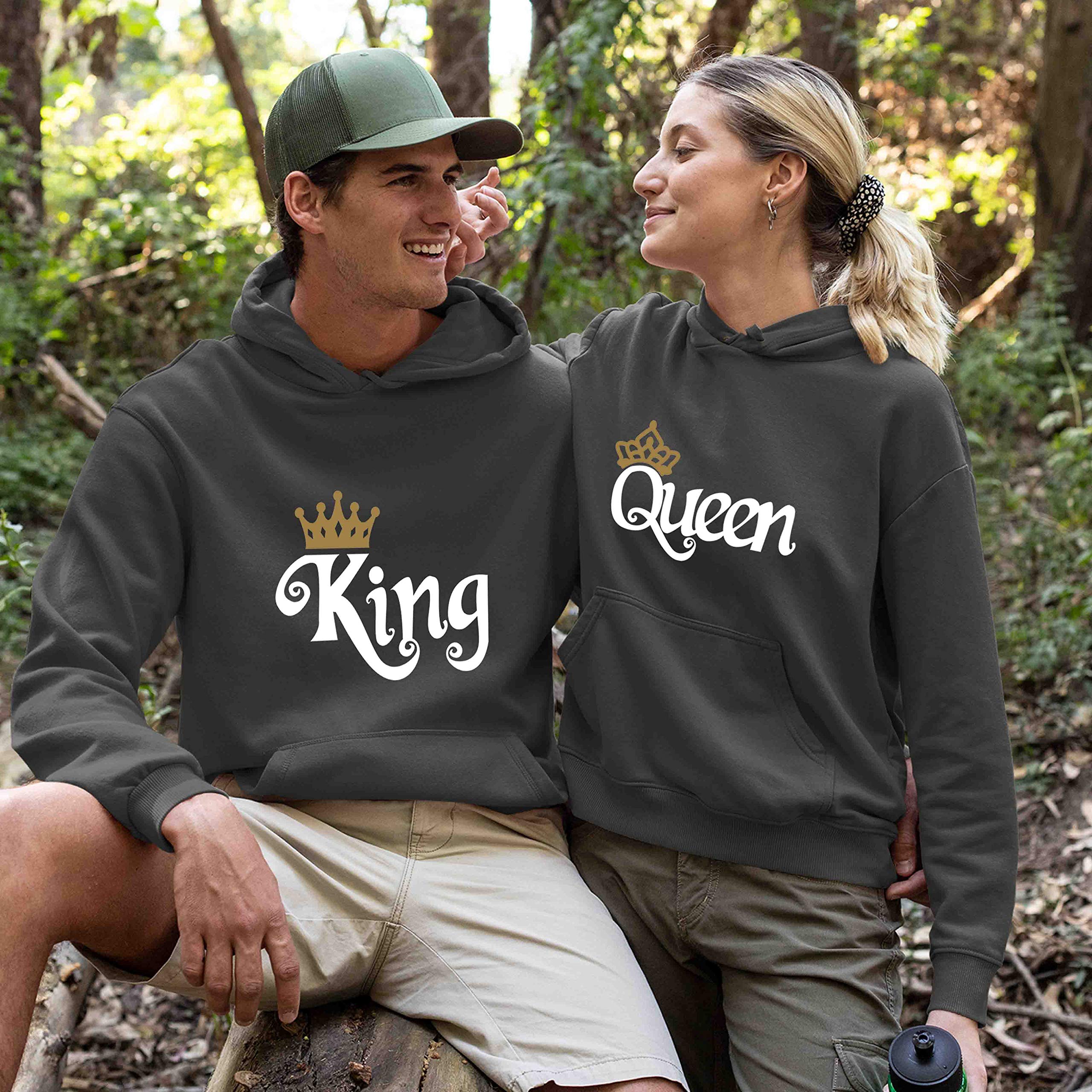 Best Unisex Family Hoodies with Kangaroo Pocket - Queen & King Couples Hoodies for Cozy Nights and Outdoor Adventures