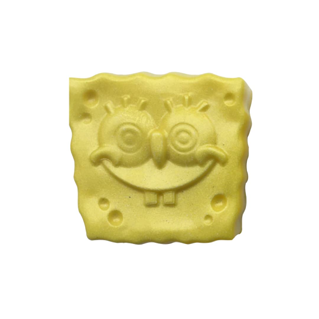 SpongeBob Handmade Natural Soap for Kids - Pack of 3 (70g Each) | Assorted Fragrances, Paraben & SLS Free | Perfect for Bath Time, Birthday Gifts & Raksha Bandhan Presents