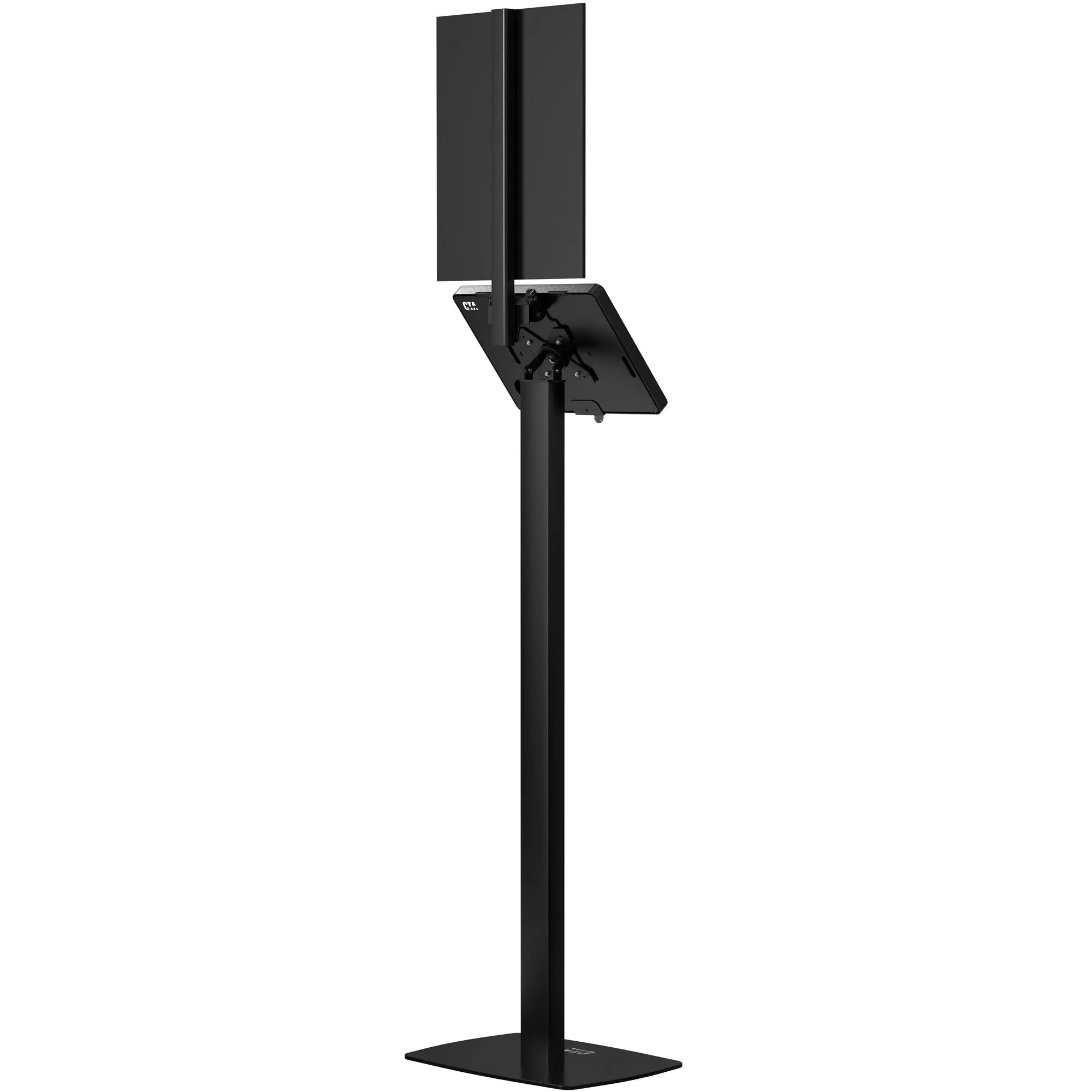 Thin Profile Graphic Sign Floor Stand with Security Enclosure - Durable Display Stand for Retail Stores, Trade Shows & Events