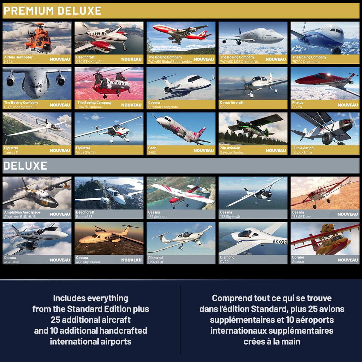 Microsoft Flight Simulator 2024 Premium Deluxe Edition - Xbox Series X|S & Windows PC Digital Download Code | Realistic Flight Simulation Game for Aviation Enthusiasts & Gamers