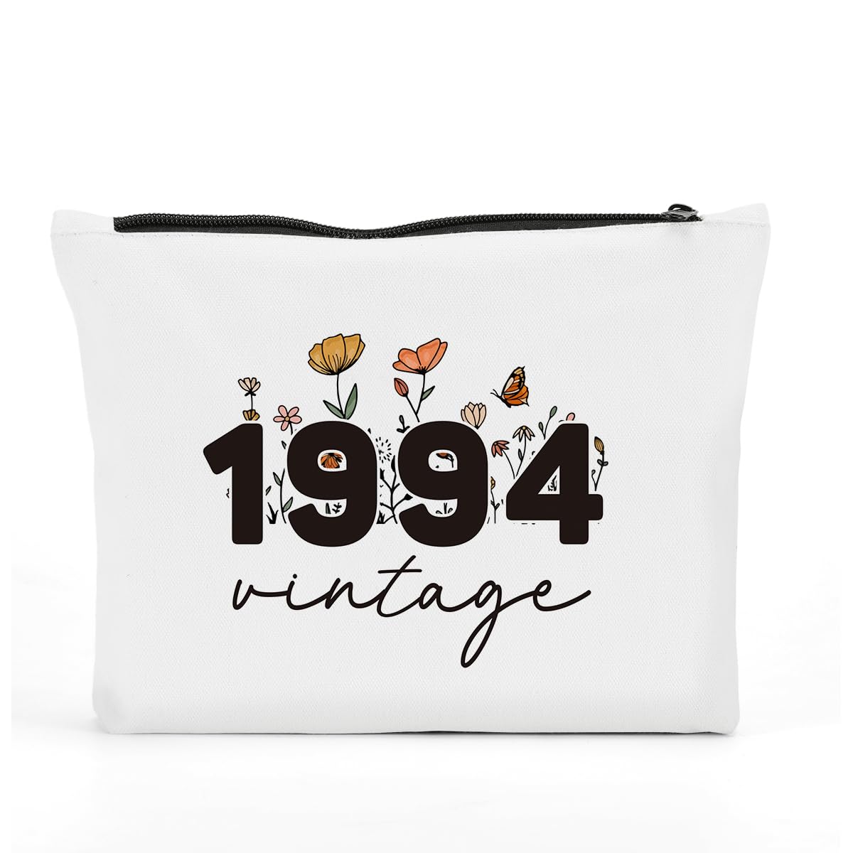 Vintage 1994 Makeup Bag - Funny 30th Birthday Gift for Women | Party Decor & Cosmetic Pouch