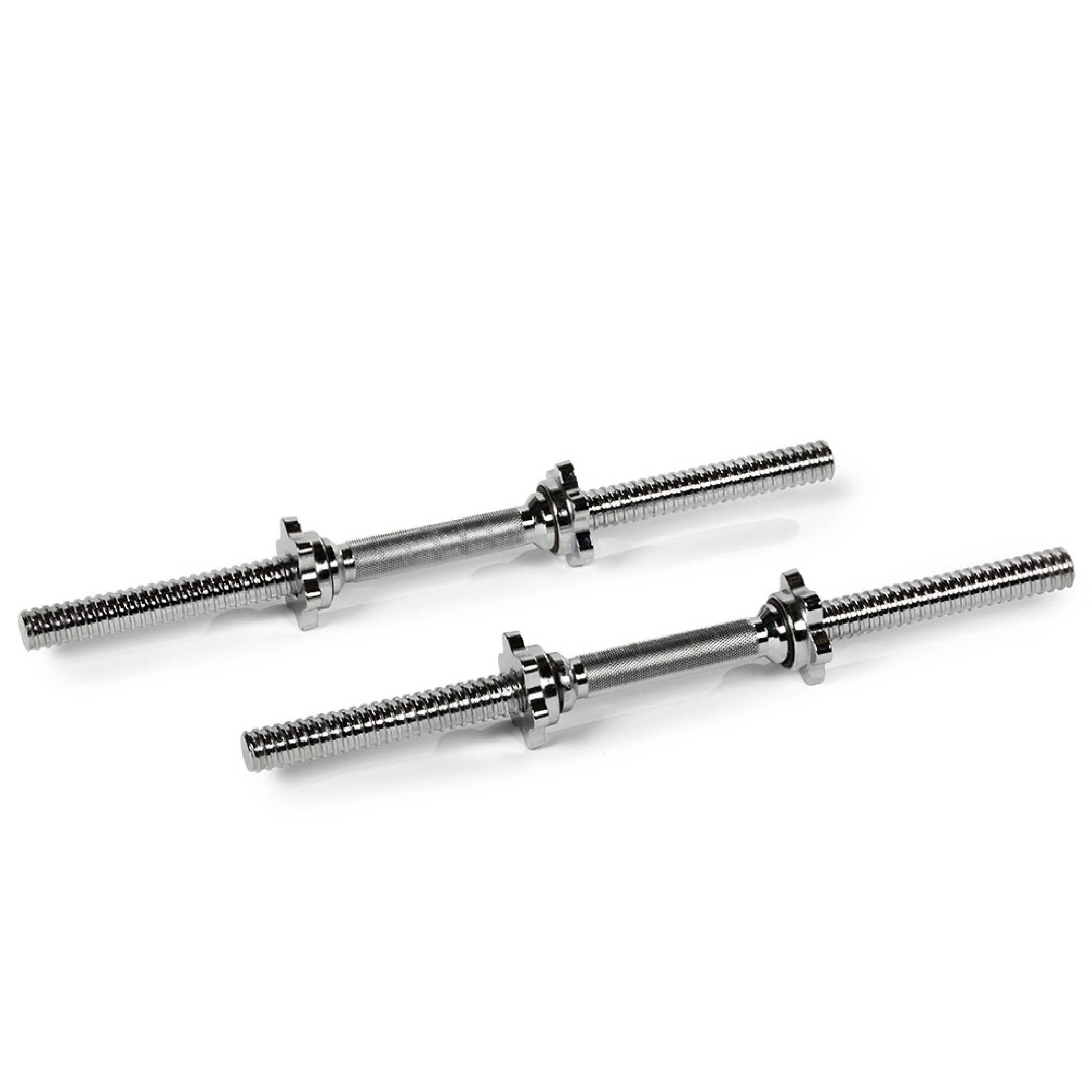 Adjustable 19.5-inch Threaded Dumbbell Handles for Home Gym - Scratch & Dent Discount - Perfect for Strength Training and Weightlifting Workouts