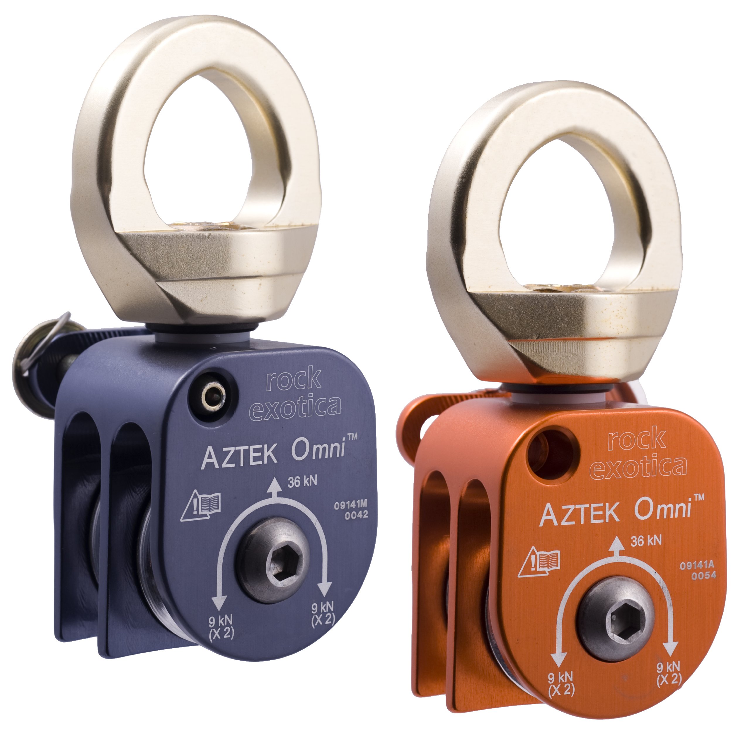 Rock Exotica Aztek Pulley Set P41SET - High-Performance Climbing Pulley System for Rock Climbing, Rescue & Outdoor Adventures