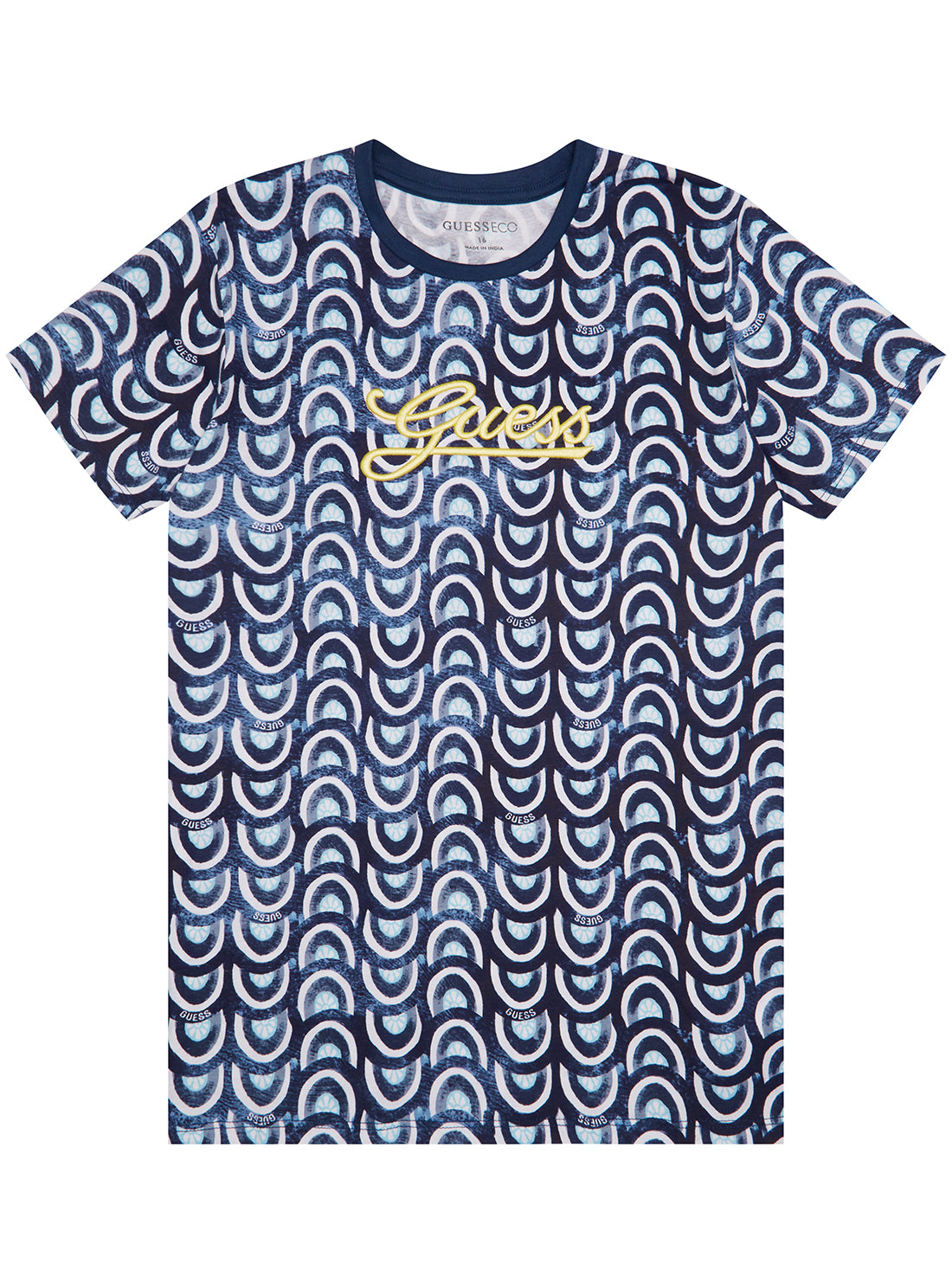 Blue Floral Print Short Sleeve T-Shirt for Women - Casual Summer Top (Sizes 7-16) | Perfect for Beach Outings, Picnics & Everyday Wear
