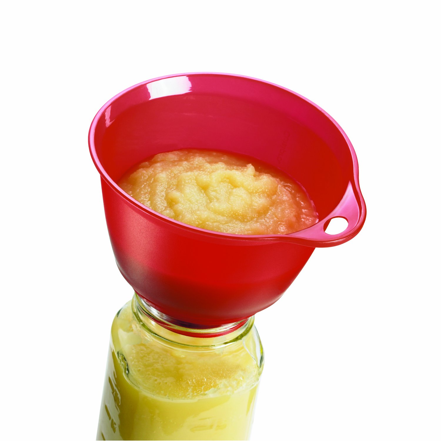 Cuisipro 3-in-1 Kitchen Funnel Set - Red | Multi-Purpose Measuring & Pouring Tools for Baking, Cooking, and Meal Prep