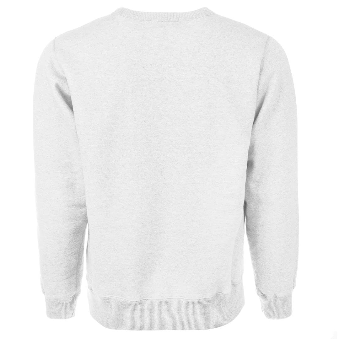 Unisex 100% Cotton Crewneck Sweatshirt - Soft Casual Pullover for Men & Women - Perfect for Everyday Wear, Lounge & Street Style