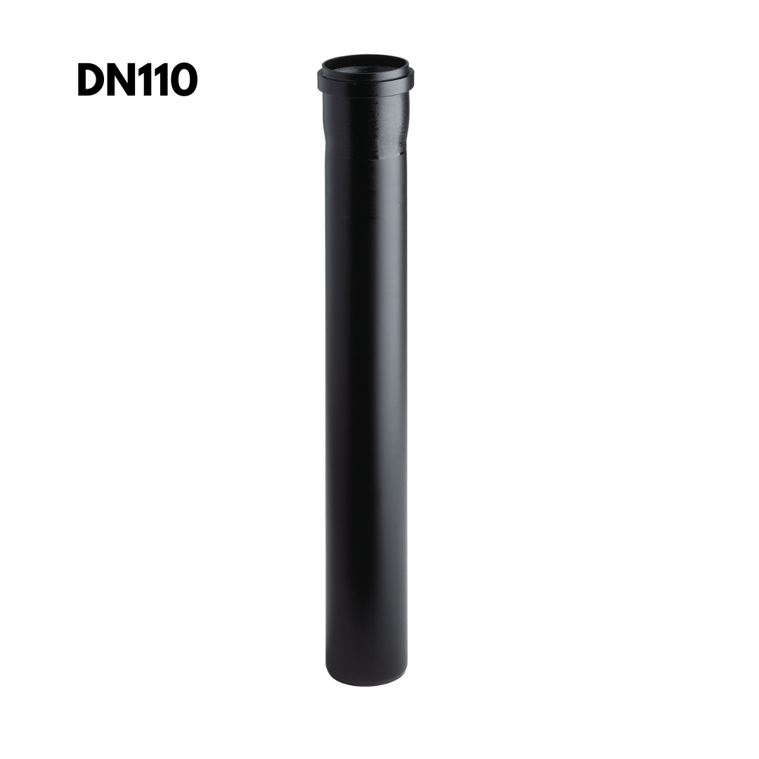 OASE Black Connection Pipe (DN110/75/50) - Durable PVC Plumbing Fittings for Drainage Systems, Sewer Lines & Water Supply - Perfect for Home, Garden & Industrial Use