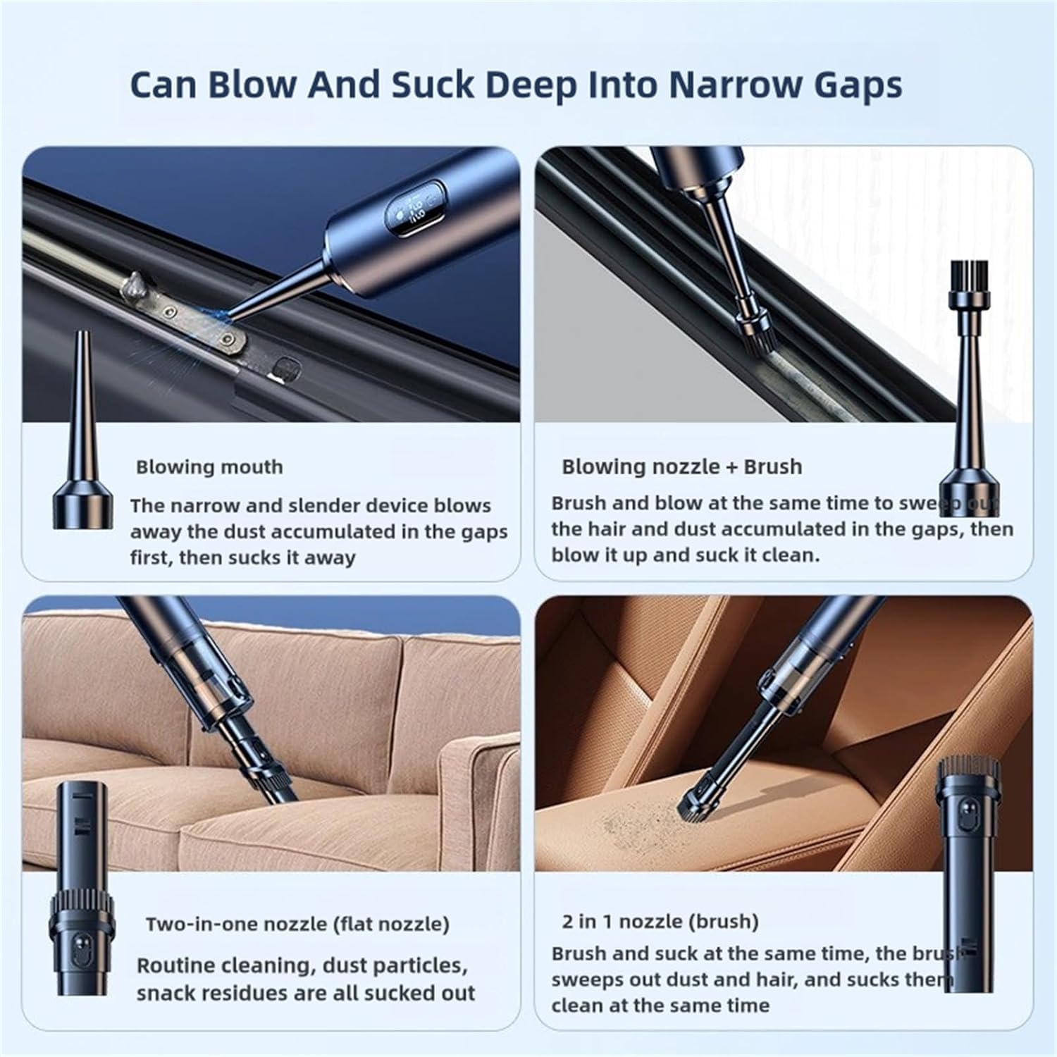 Aerovac V-15 Pro Powerful Car Vacuum Cleaner - Portable Multi-Functional Handheld Vacuum for Home & Auto Detailing | Ideal for Cars, Trucks, Pet Hair & Small Spaces