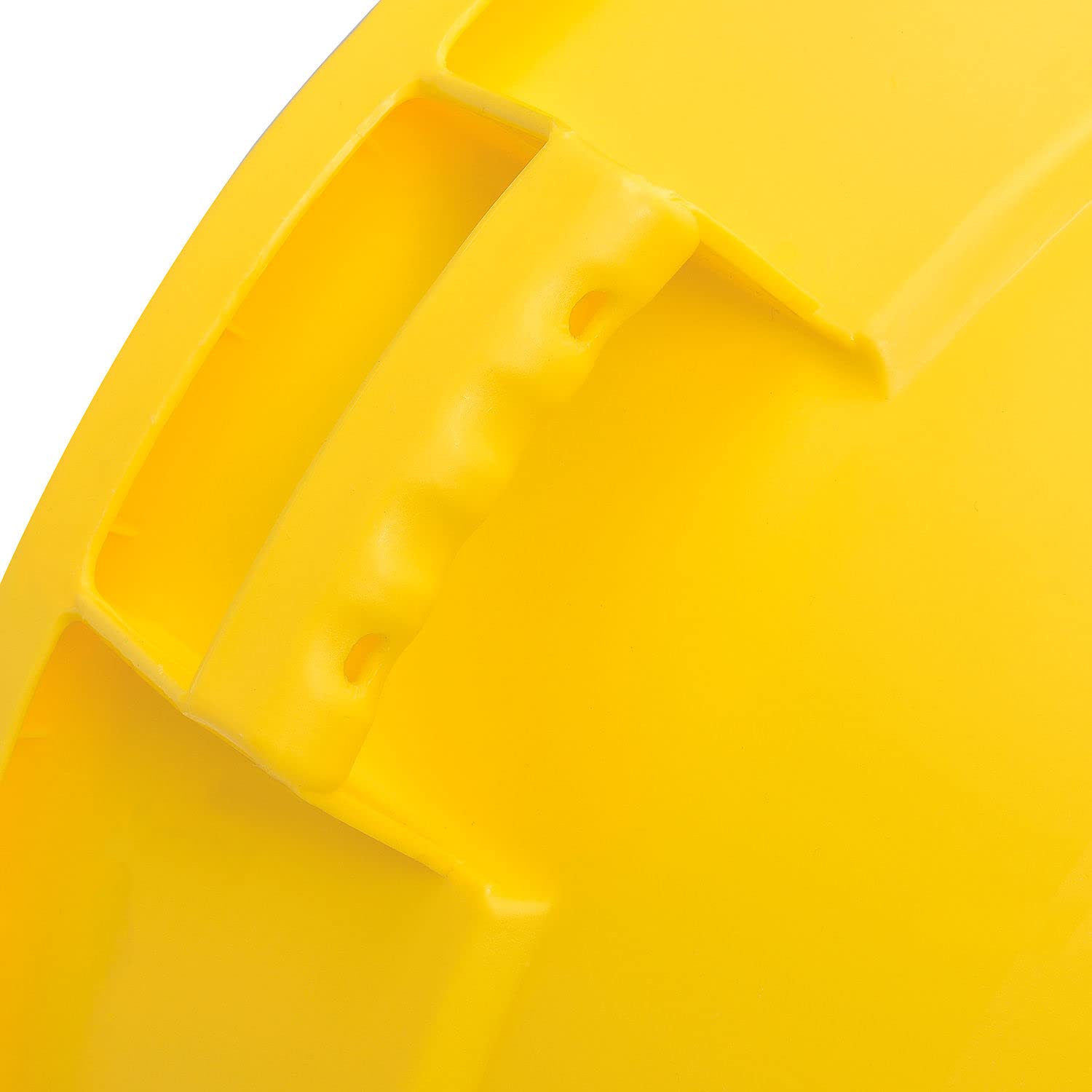 20 Gallon Yellow Plastic Trash Can with Lid - Heavy Duty Commercial Garbage Bin for Office, Kitchen, Warehouse & Outdoor Use - Durable Waste Container for Recycling & Disposal