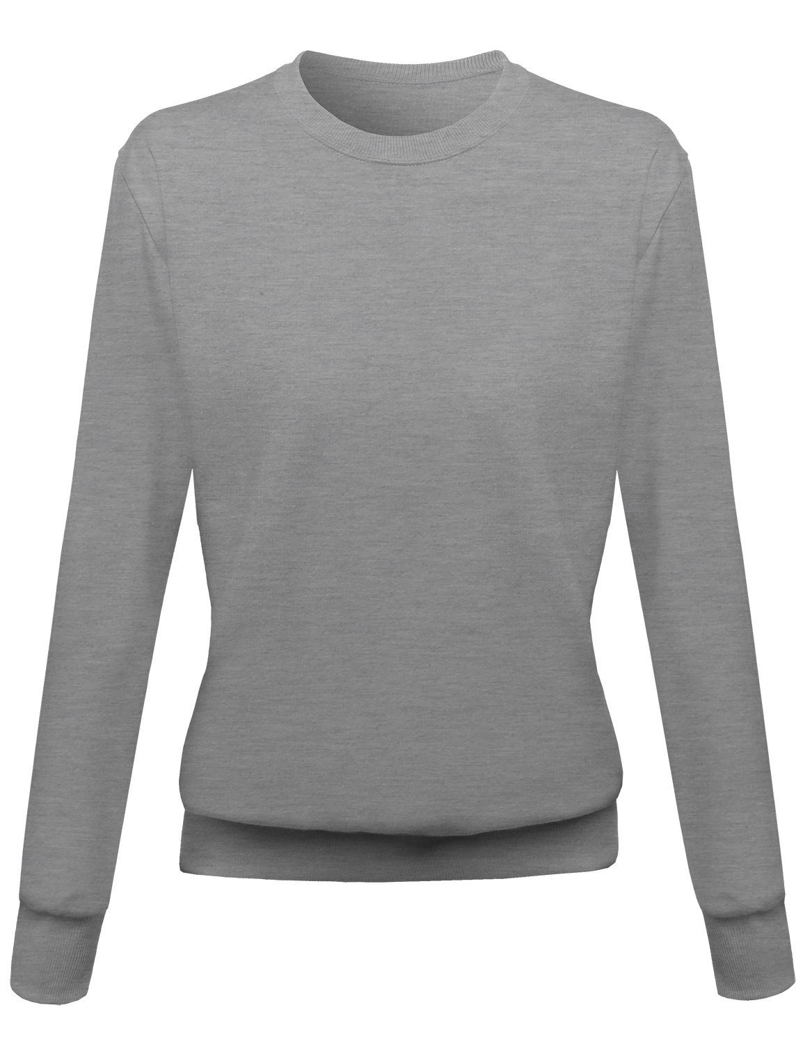 Women's Classic Crewneck Sweatshirt - Soft Cotton Pullover for Casual Wear, Lounge & Everyday Comfort | Trendy Streetwear & Layering Essential