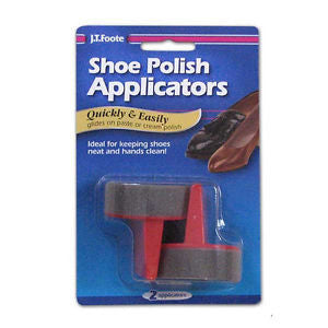 Premium Shoe Polish Applicators (2-Pack) – Soft Brush & Sponge for Leather, Boots & Dress Shoes – Perfect for Shining, Buffing & Polishing at Home or On-the-Go