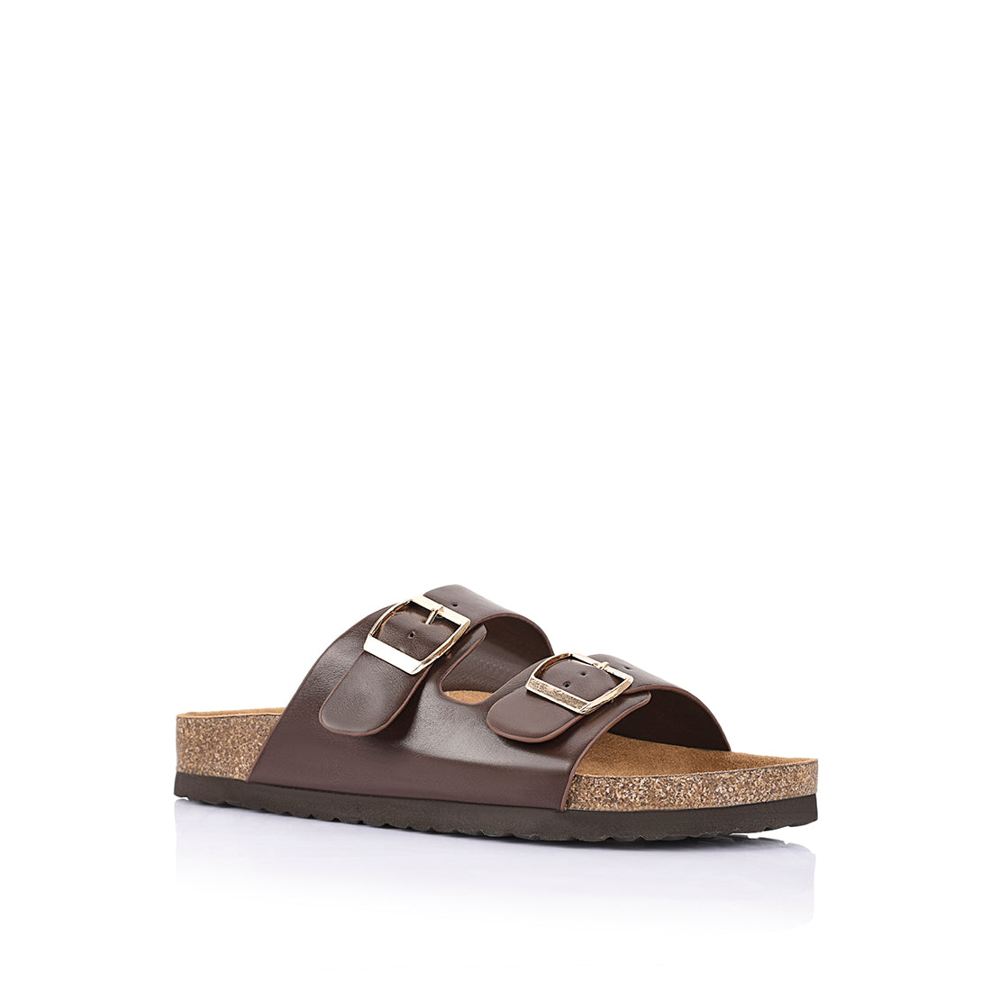 Xylo Comfortable Footbed Slides for Men & Women - Chocolate Brown - Perfect for Home, Pool, Beach & Casual Wear