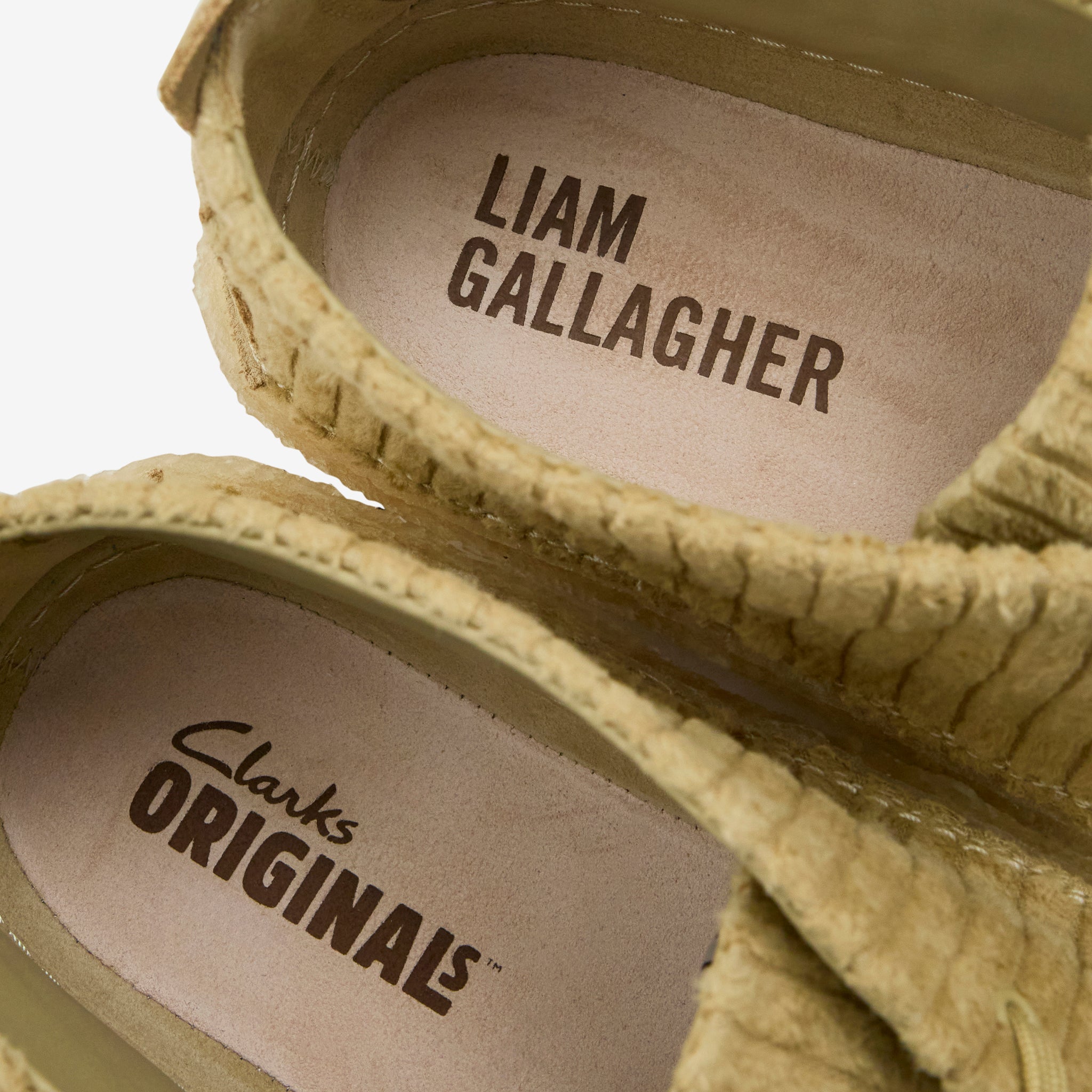 Liam Gallagher x Desert Rain Maple Cord Guitar Strap - Premium Leather Adjustable Strap for Electric & Acoustic Guitars - Perfect for Live Performances & Studio Sessions