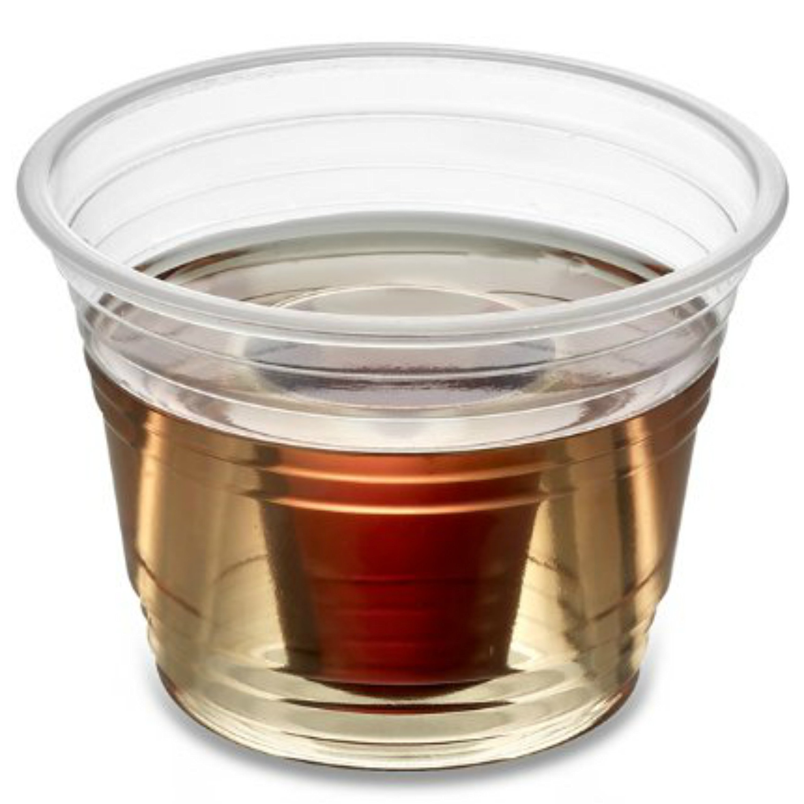 Zappy 2000 Clear Disposable Jager Bomb Cups - 2oz Plastic Party Shot Glasses for Mixed Drinks | Perfect for Bar Nights, College Parties & Cocktail Events