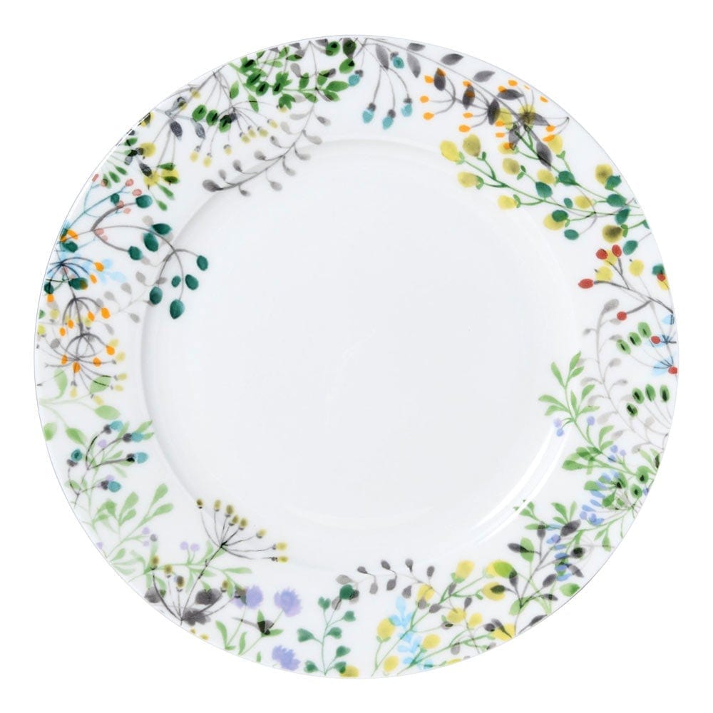 Tivoli Garden 4-Piece Dinner Plate Set - Elegant Floral Design for Dining, Entertaining & Home Decor | Perfect for Everyday Meals, Parties & Gifts