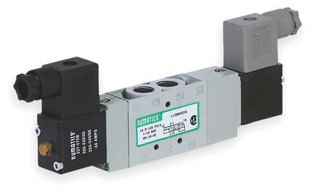 3/8 Inch Solenoid Air Control Valve 120VAC - Ideal for HVAC Systems, Pneumatic Tools, and Industrial Automation