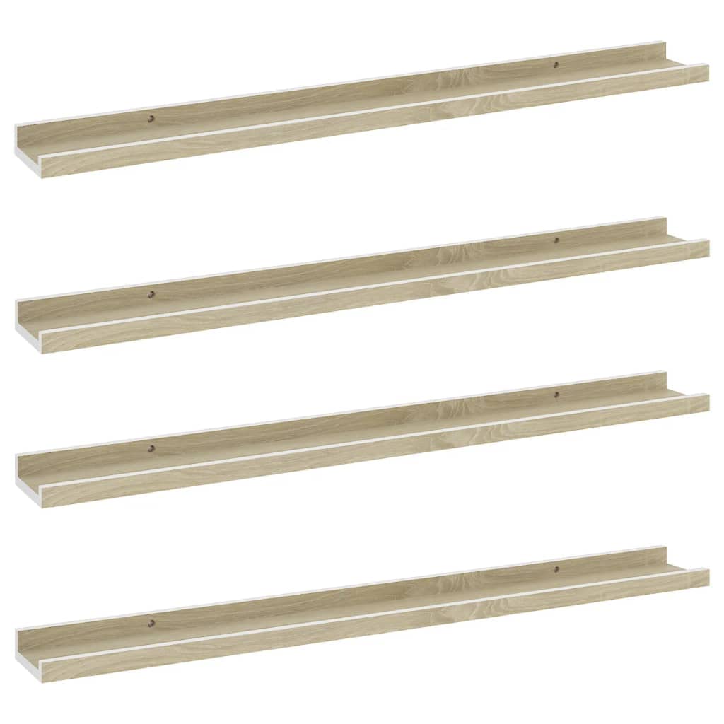 4-Pack Floating Wall Shelves Set - 31.5