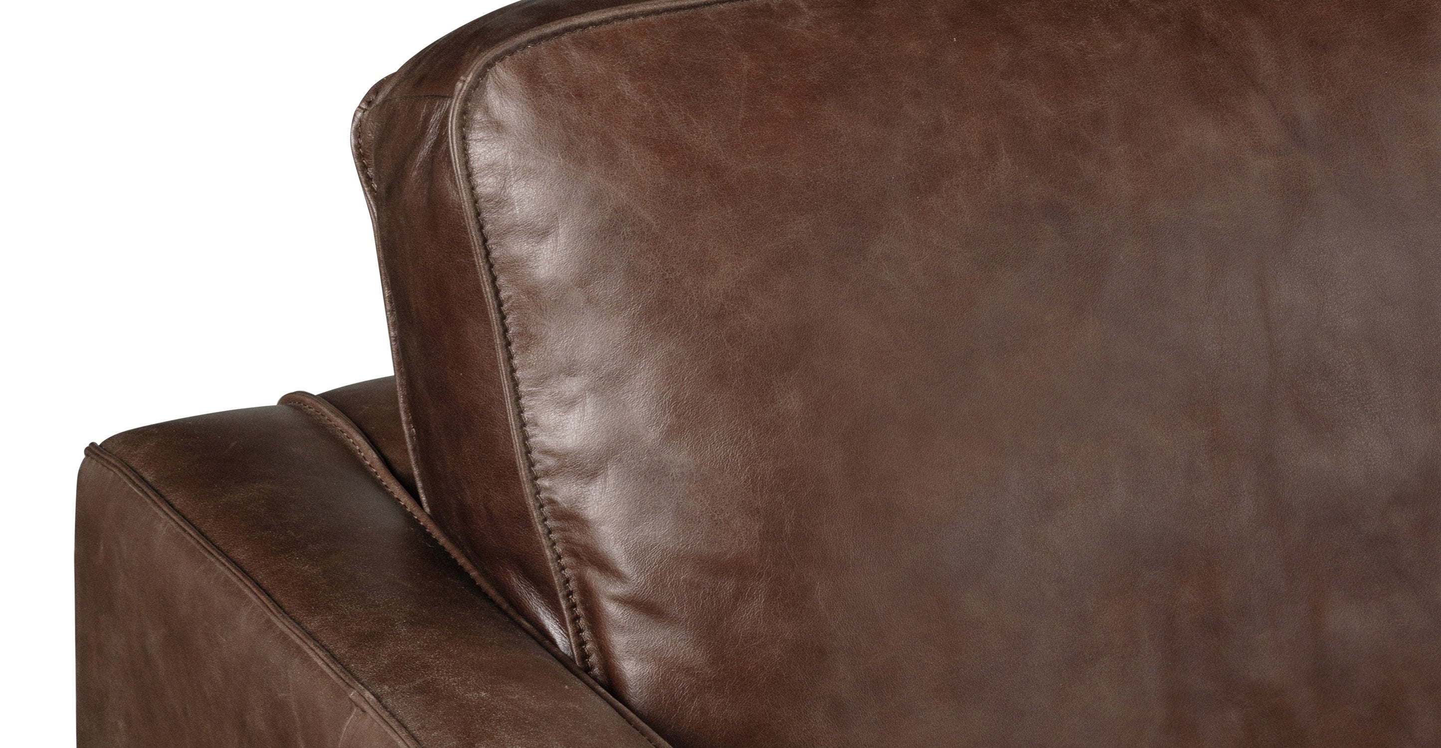Premium Mateo Genuine Leather Sofa - Modern Luxury Living Room Furniture for Home & Office - Comfortable & Durable Leather Couch for Relaxing, Entertaining & Stylish Decor