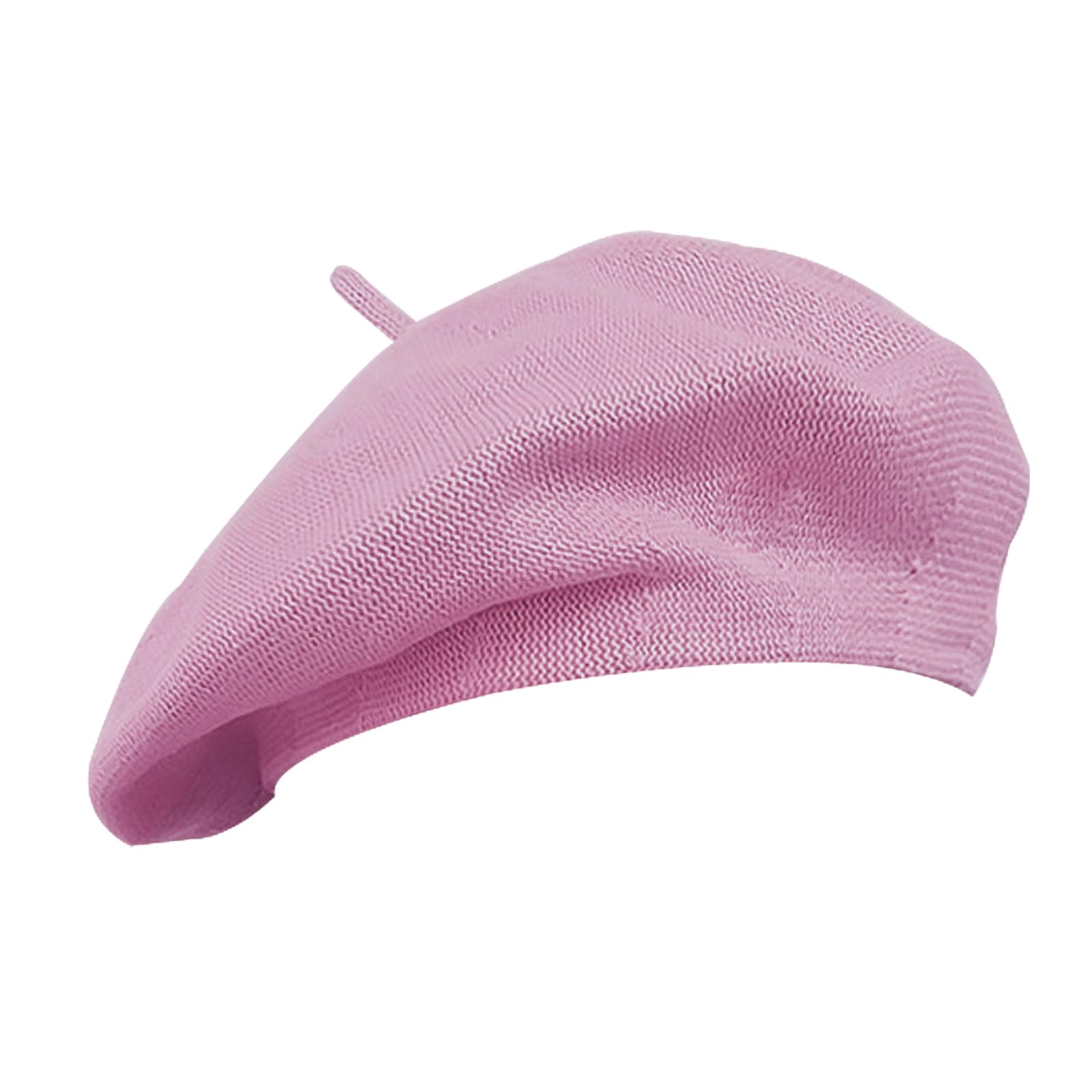 Soft Cotton French Beret Hat for Women - Summer Knitted Thin Slouchy Loose Painter Hat in Solid Colors | Perfect for Casual Outfits, Artistic Looks & Parisian Style Fashion