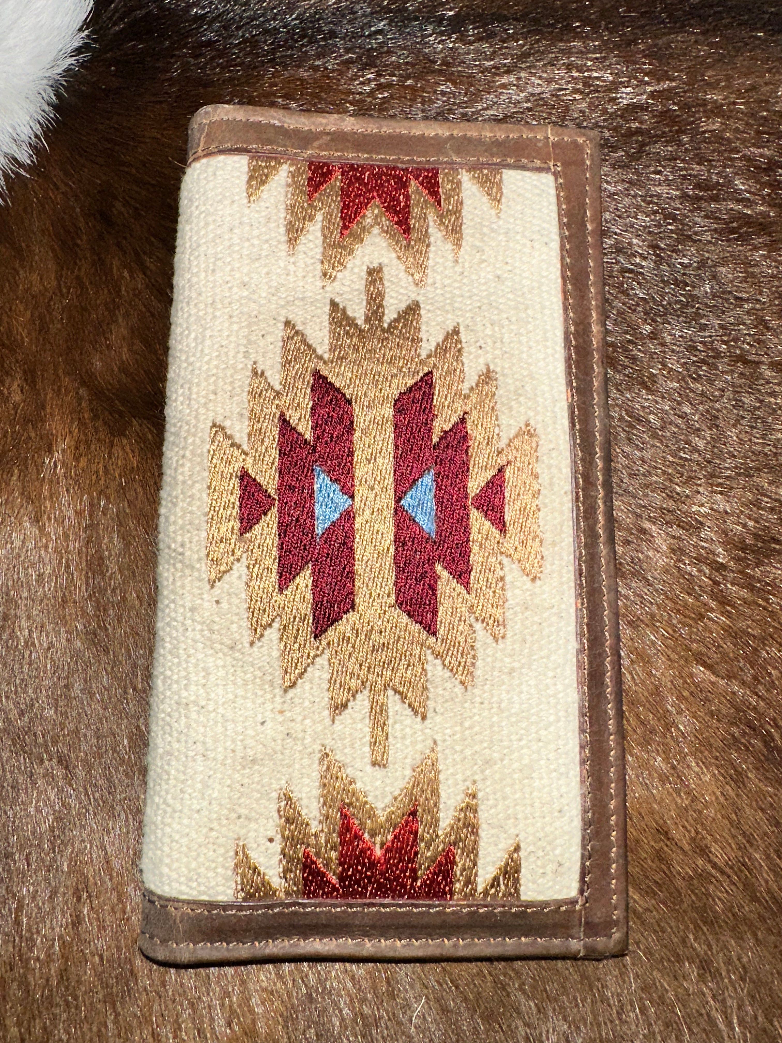 Aztec Brown Rugged Leather Wallet for Men - Durable RFID Blocking Bifold Wallet for Travel & Everyday Use