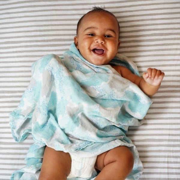 Elys & Co 2 Pack Waterproof Crib Sheets & Toddler Bed Sheets - Soft, Breathable & Machine Washable for Baby Nursery & Daycare Use
