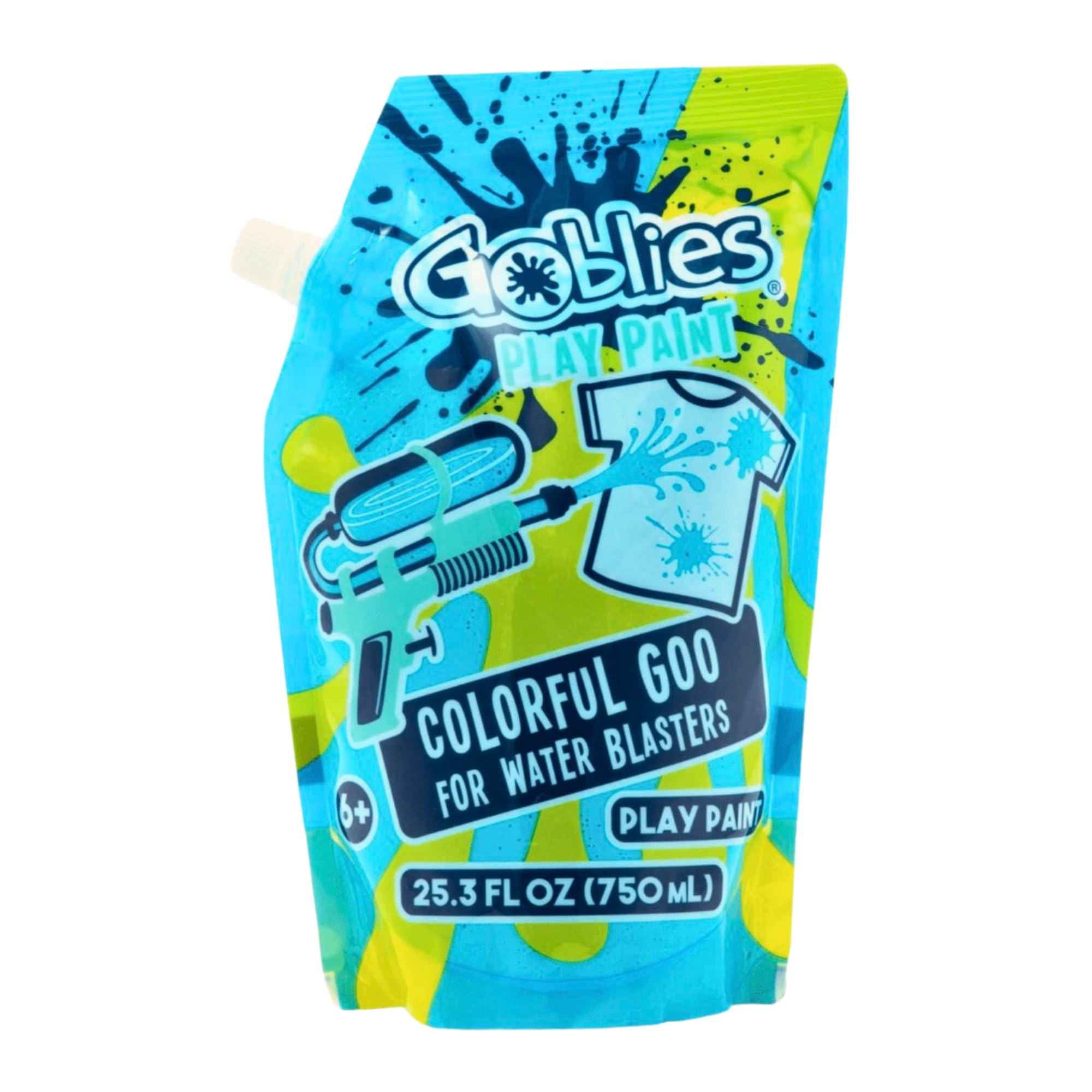 Gooblies Washable Play Paint - Blue Non-Toxic Spray Paint for Kids | Safe, Washable & Fun Outdoor/Indoor Activity | Great for Birthday Parties, Art Projects & Creative Play
