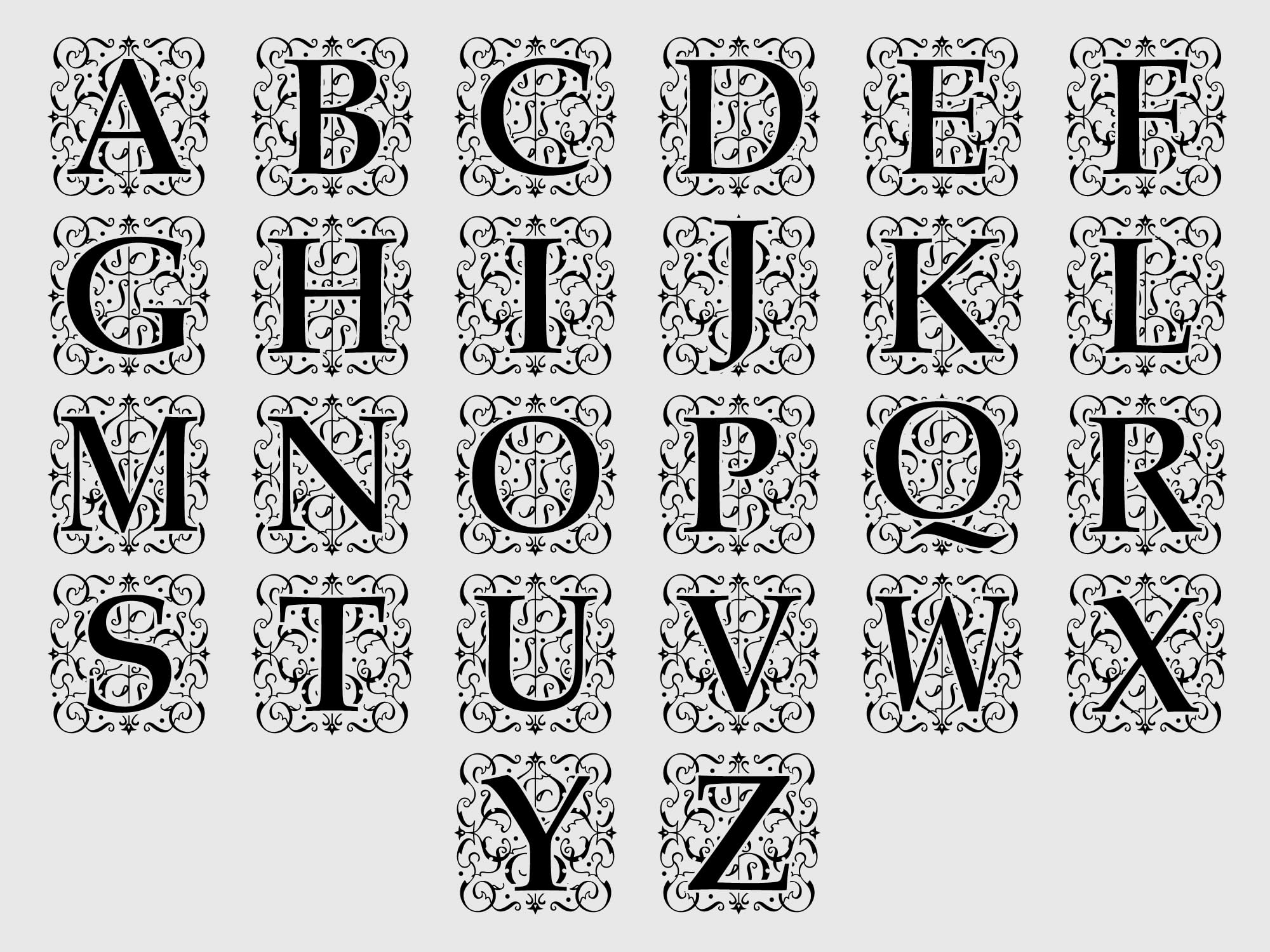 Custom Gothic Initial Book Embosser - Personalized Letter Embosser Stamp with Self-Inking - Vintage Library Stamp Gift for Book Lovers (1.5