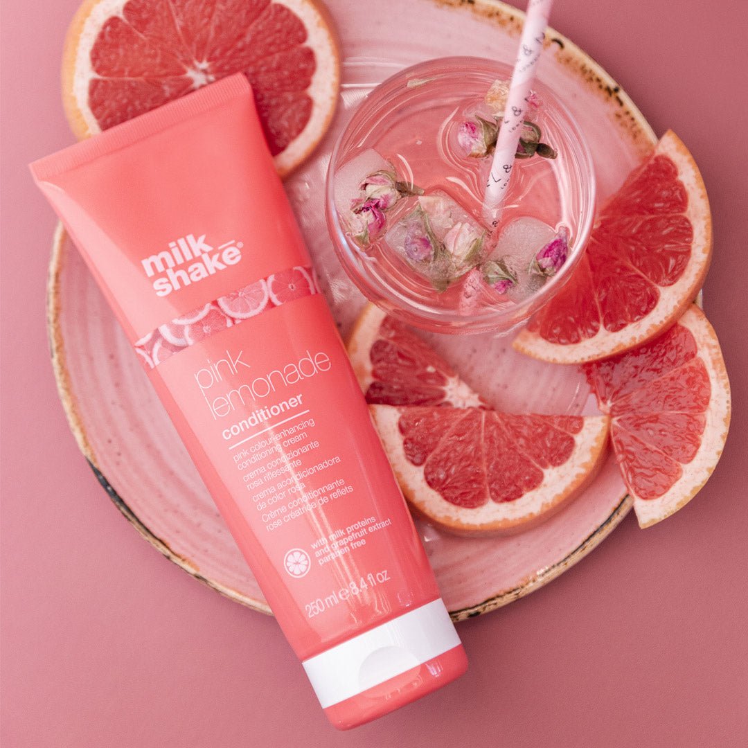 milk_shake Pink Lemonade Conditioner 250ml - Hydrating & Color-Protecting Hair Treatment for Dry & Damaged Hair | Perfect for Salon-Quality Care at Home