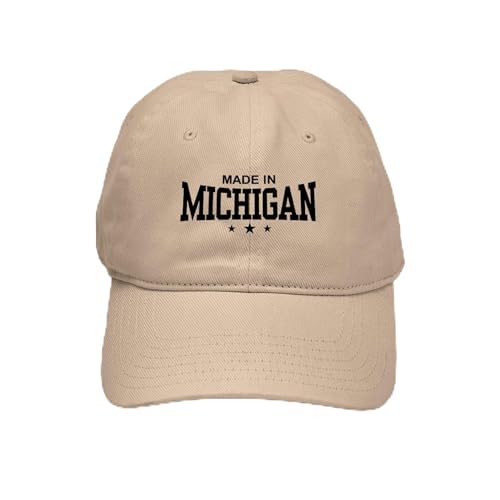 Khaki - Made in Michigan Cap