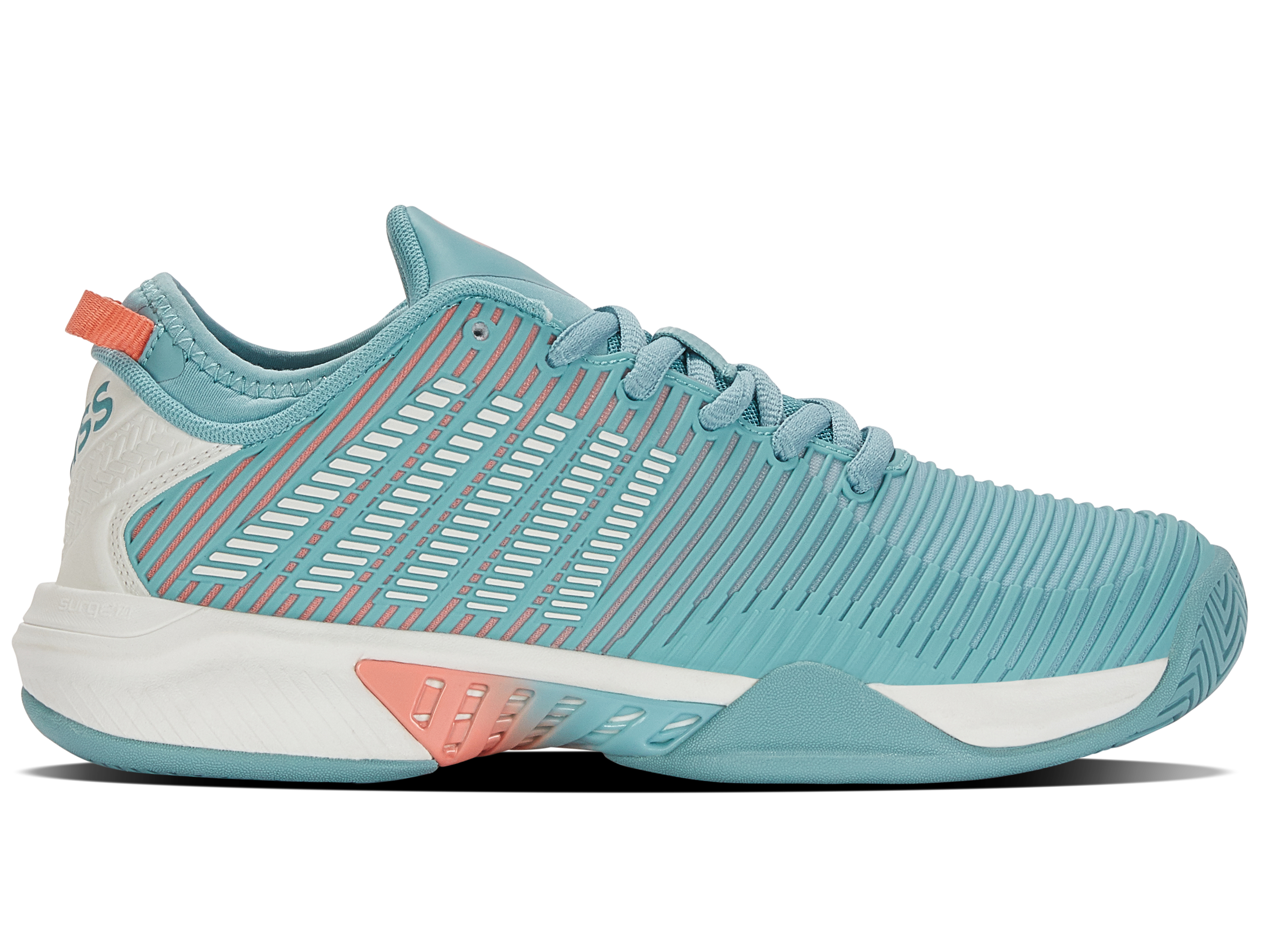Hypercourt Supreme Tennis Shoes - 96615 407 M | Nike Women's Court Sneakers in Nile Blue/Blanc de Blanc/Desert Flower | Perfect for Tennis, Gym & Casual Wear