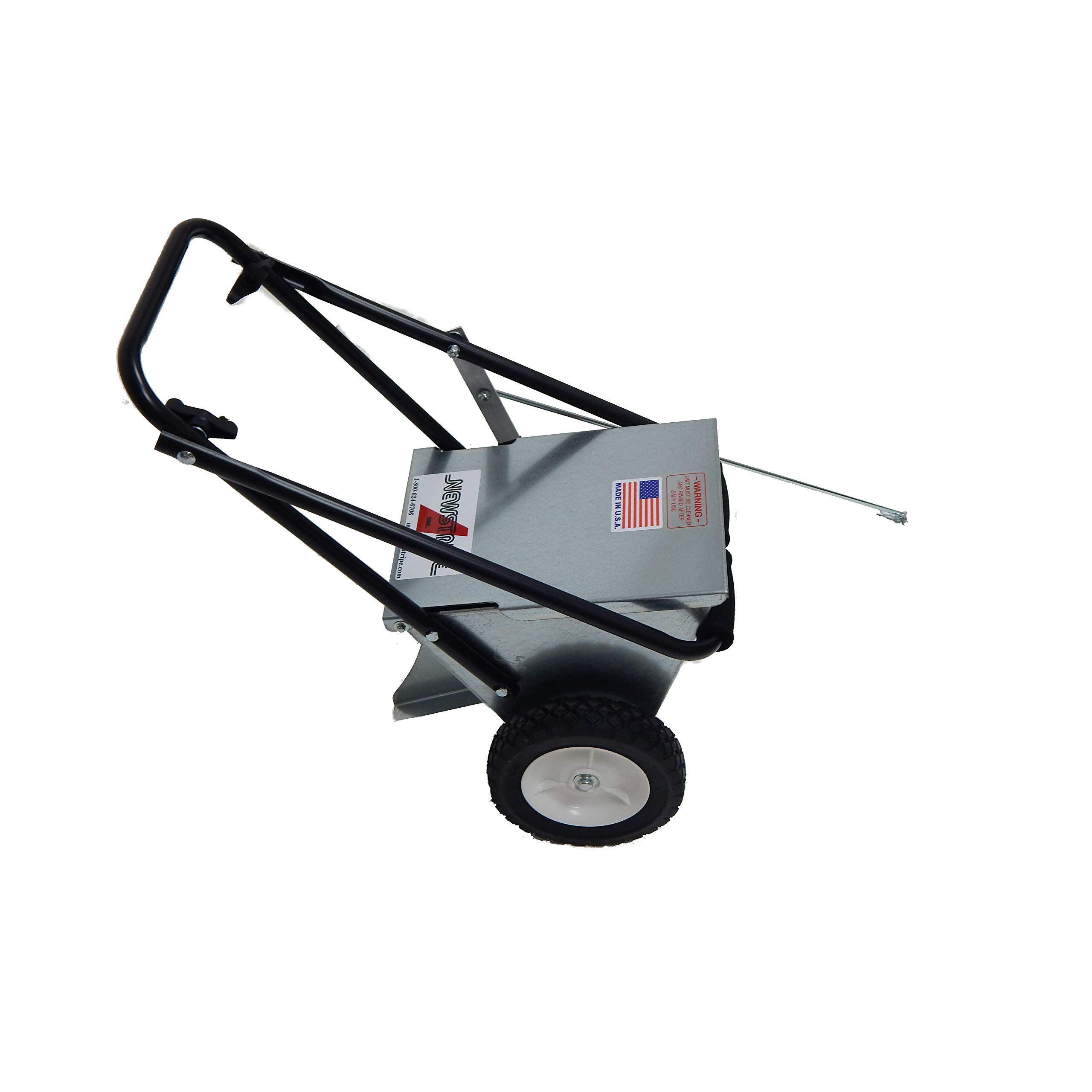 Newstripe NewLiner 25 lb Dry Line Marker (Part #10001300) - 2-Wheel Precision Chalk Liner with Galvanized Steel Frame & Foam Grips - Perfect for Baseball Fields, Running Tracks, Sports Events & Outdoor Marking - Made in USA
