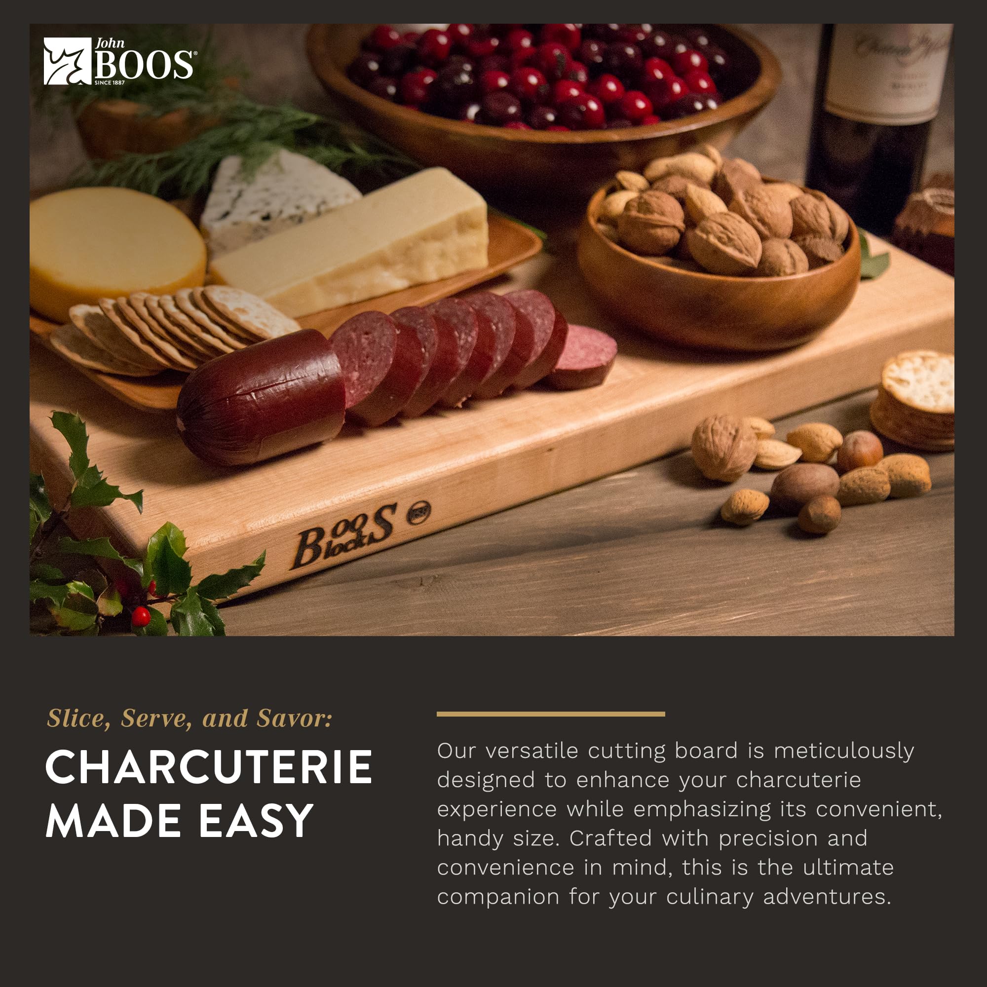 John Boos Maple Wood Reversible Cutting Board 20