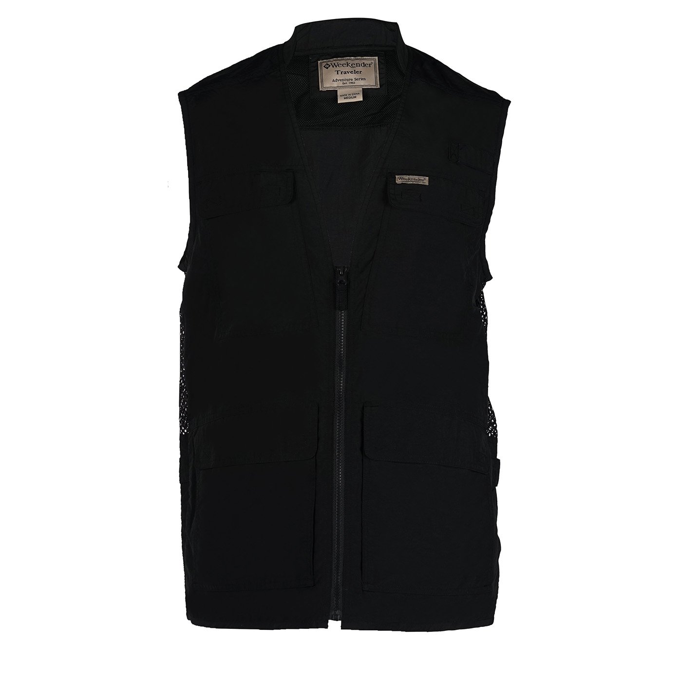 Weekender® Men's Odyssey Travel Vest - Lightweight, Water-Resistant & Multi-Pocket for Outdoor Adventures, Hiking & Travel
