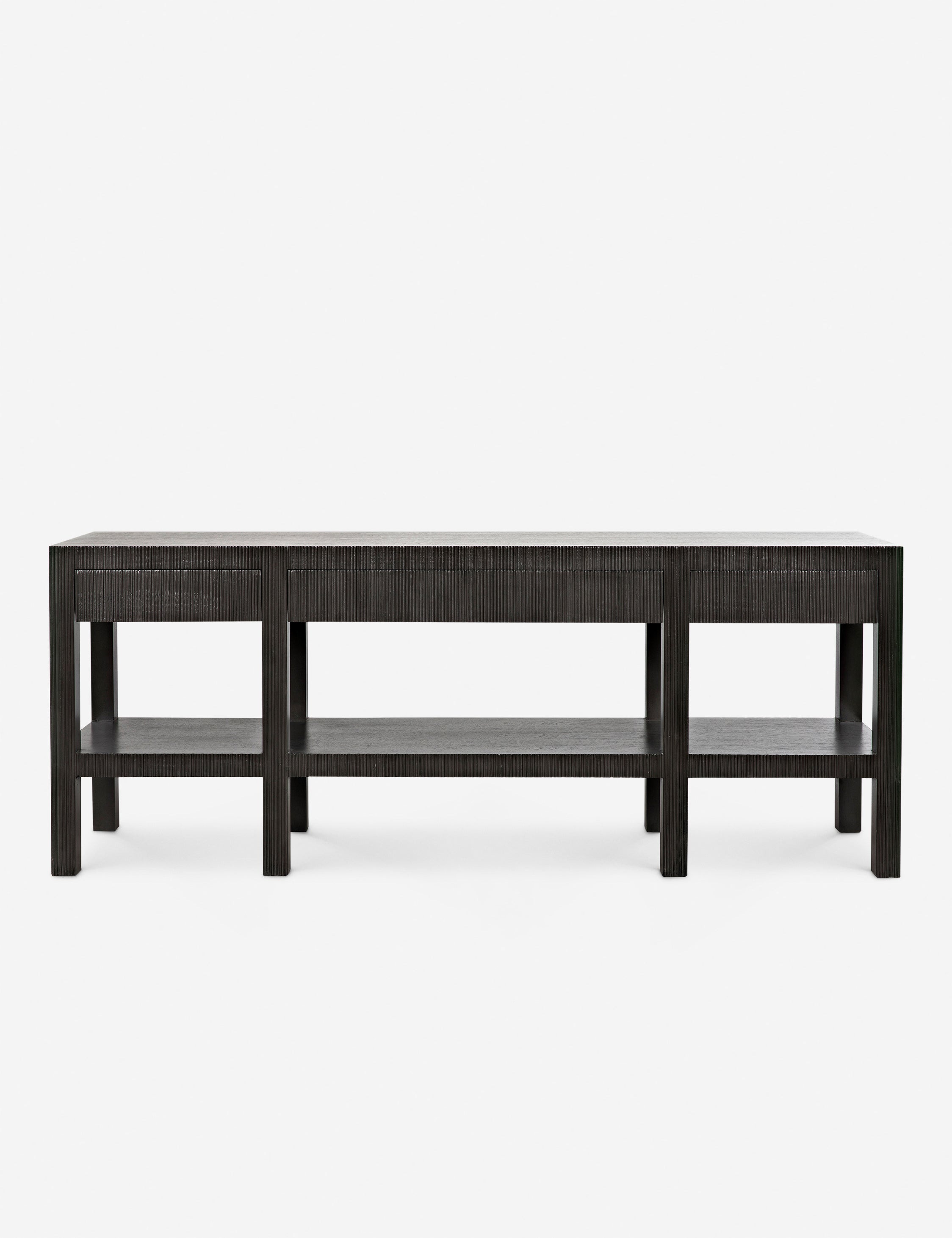 Bellinger Console Table - Modern Entryway Sofa Table with Storage Shelf - Perfect for Living Room, Hallway, or Bedroom Decor