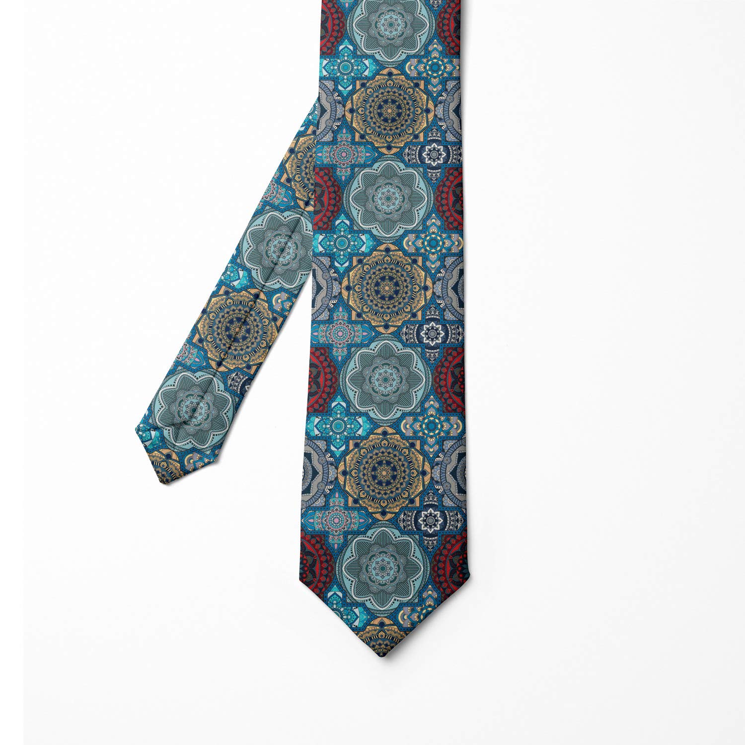 Ambesonne Retro Ottoman Dress Tie for Men - 3.7