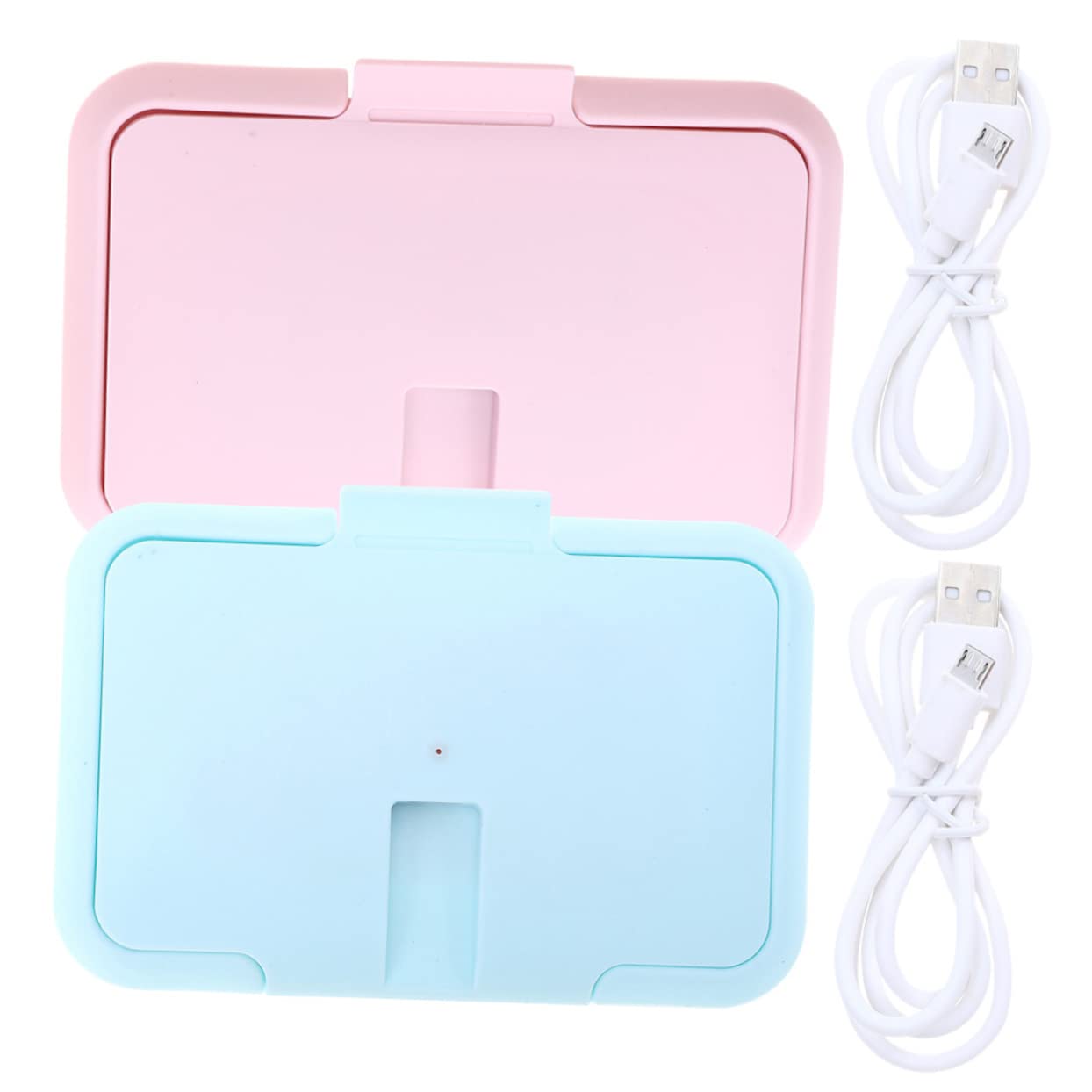 Toyvian 4-Pack USB-Powered Baby Wipe Warmer - Portable Diaper Warmer for Wet Wipes & Tissues - Perfect for Nursery, Travel & On-the-Go Diaper Changes