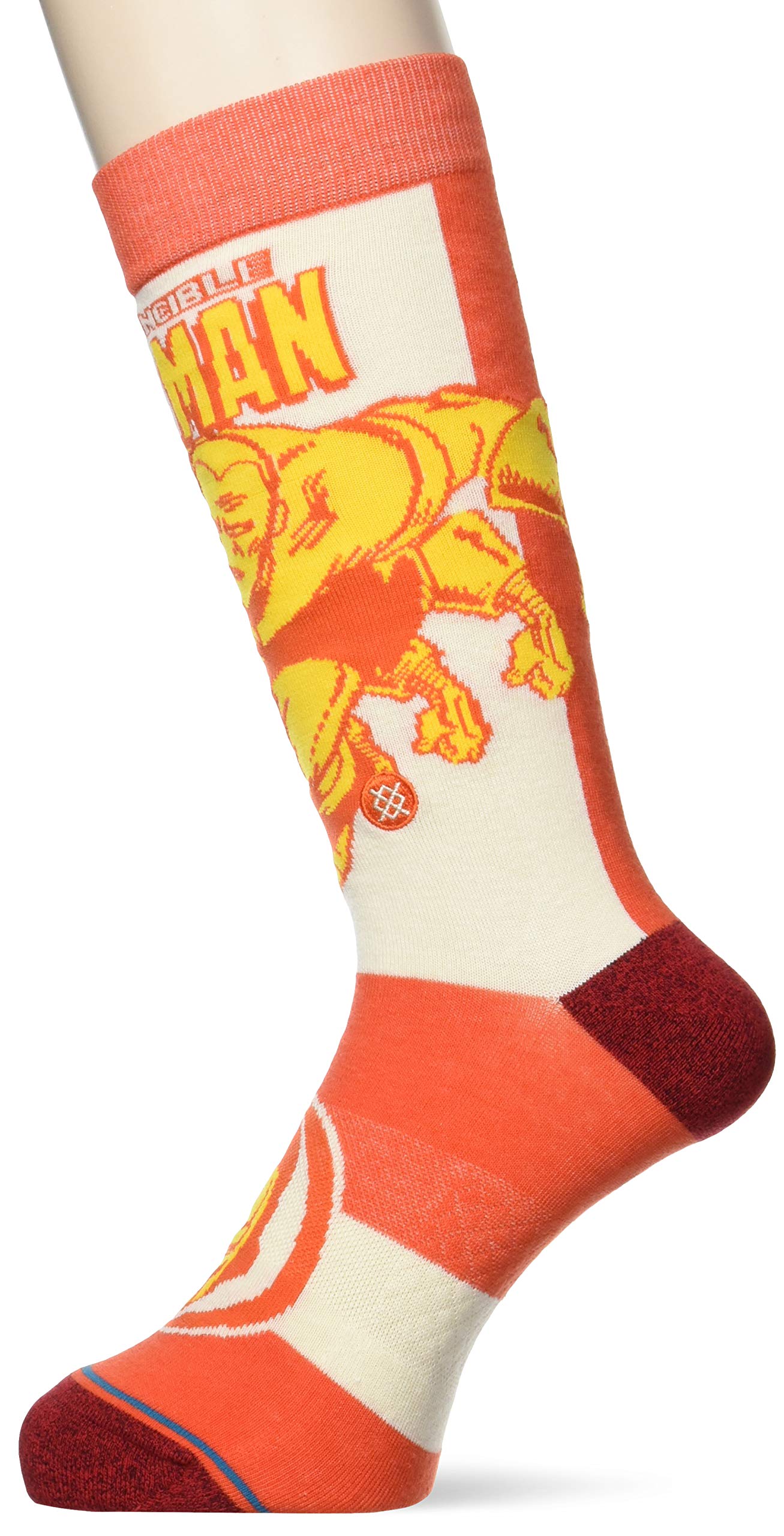 Stance Iron Man Marvel Superhero Crew Socks for Men & Women - Comfortable & Durable Superhero Socks for Running, Workout & Everyday Wear