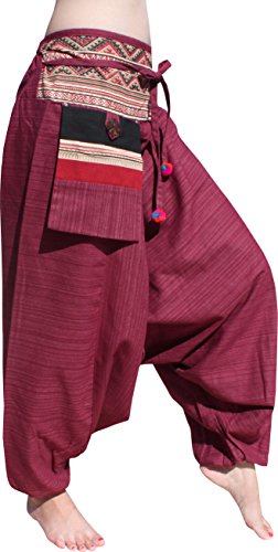 Striped Cotton - Plain - Dark Red