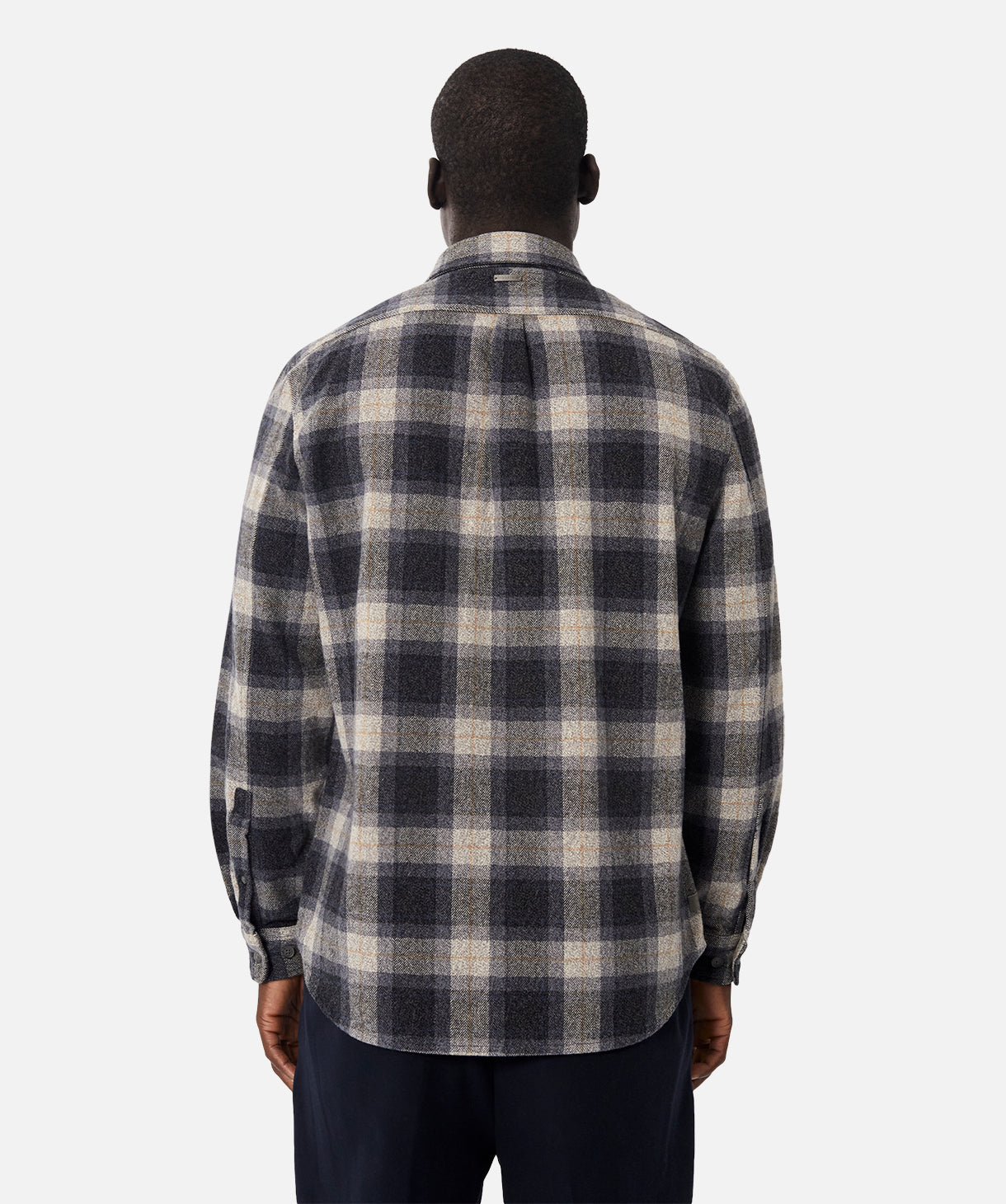 The Woodstock Long Sleeve Shirt for Men - Navy Multi Color Plaid Flannel Shirt | Casual Wear, Outdoor Activities & Layering