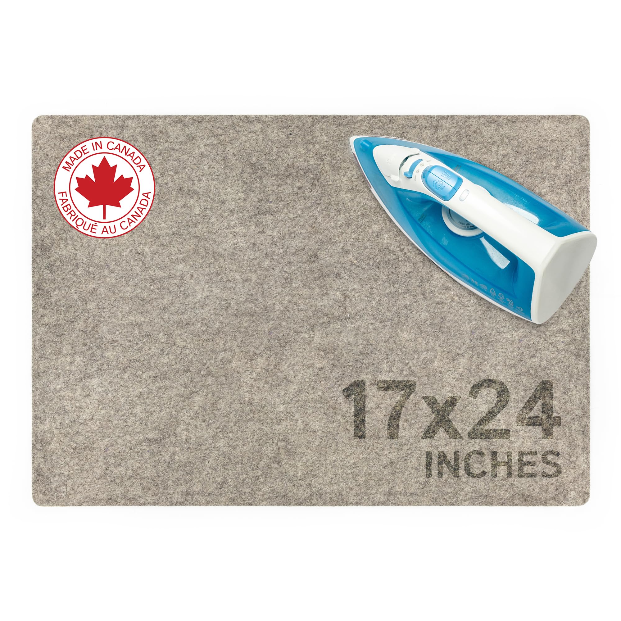 Premium New Zealand Wool Ironing Mat - Double-Sided Heat Resistant Pressing Pad for Quilting & Sewing | Portable Iron Station for Crafters, Tailors & DIY Projects | Perfect for Home Studios, Workshops & Travel Use