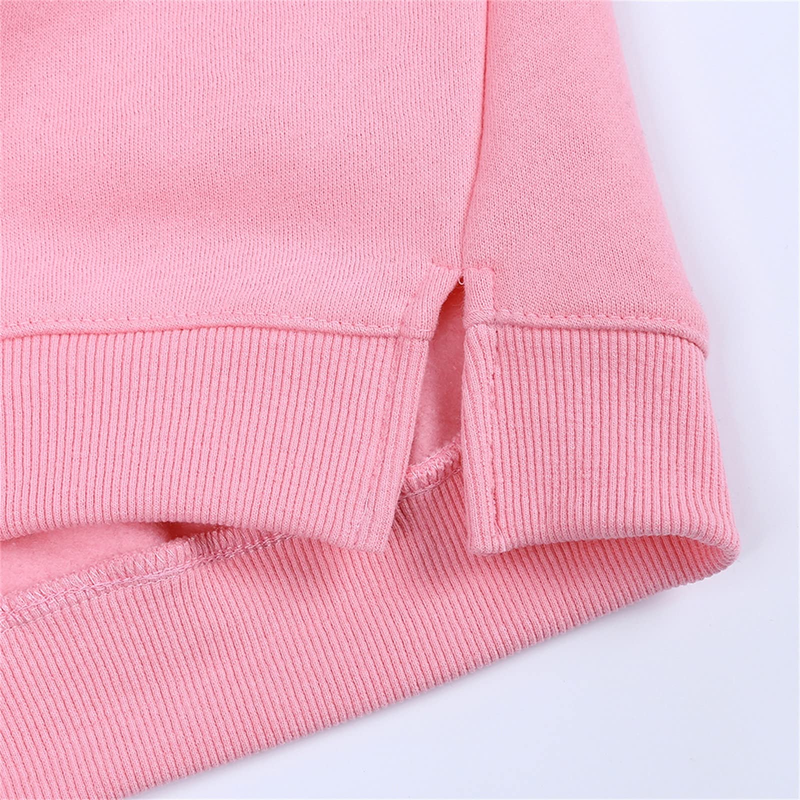 Soft Fleece Coat & Sweatshirt Pullover for Baby Girls - Cozy Winter Outfit, Solid Color Toddler Tops for Playtime & Outdoor Activities